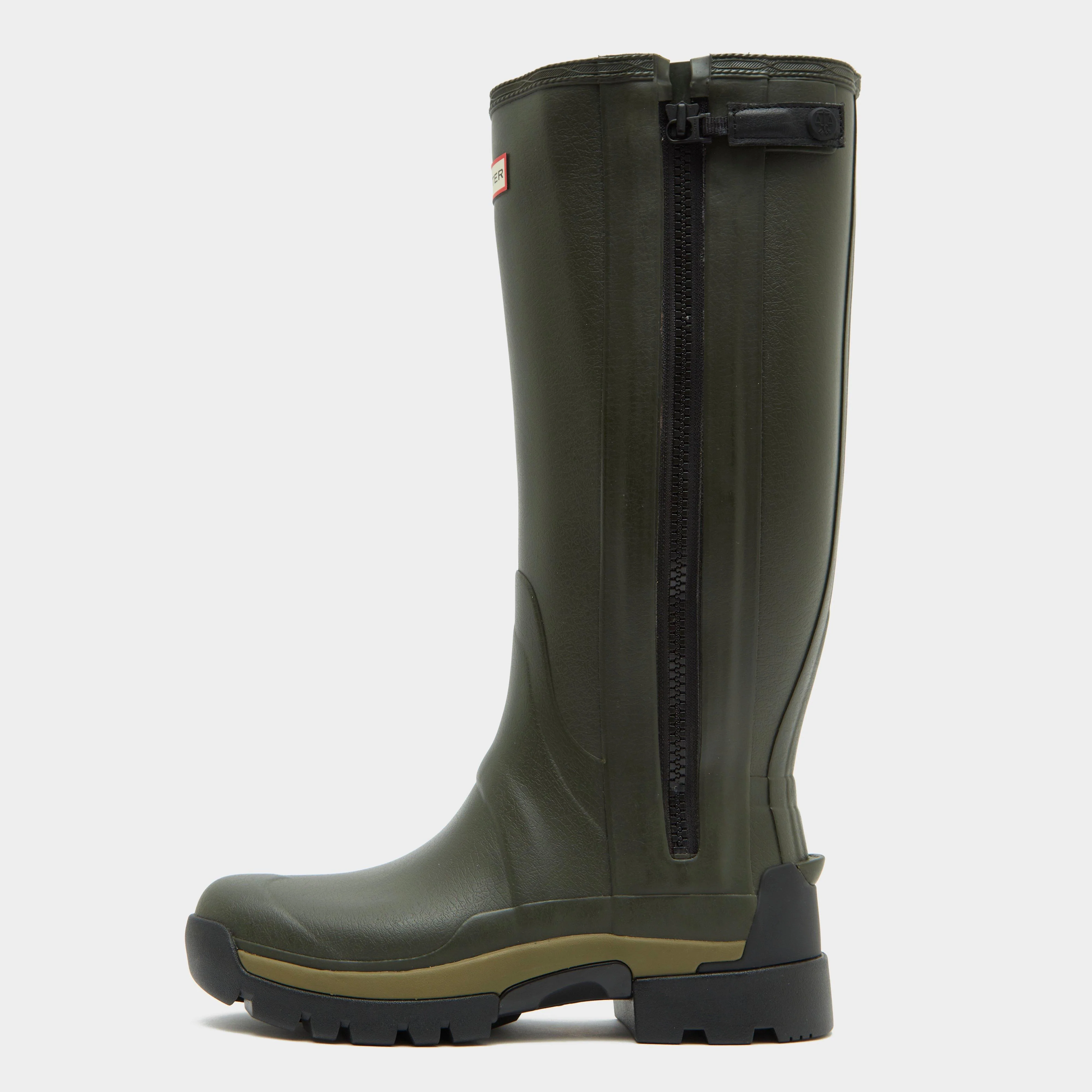 Mens Balmoral Full Zip Tech Sole Boot Dark Olive