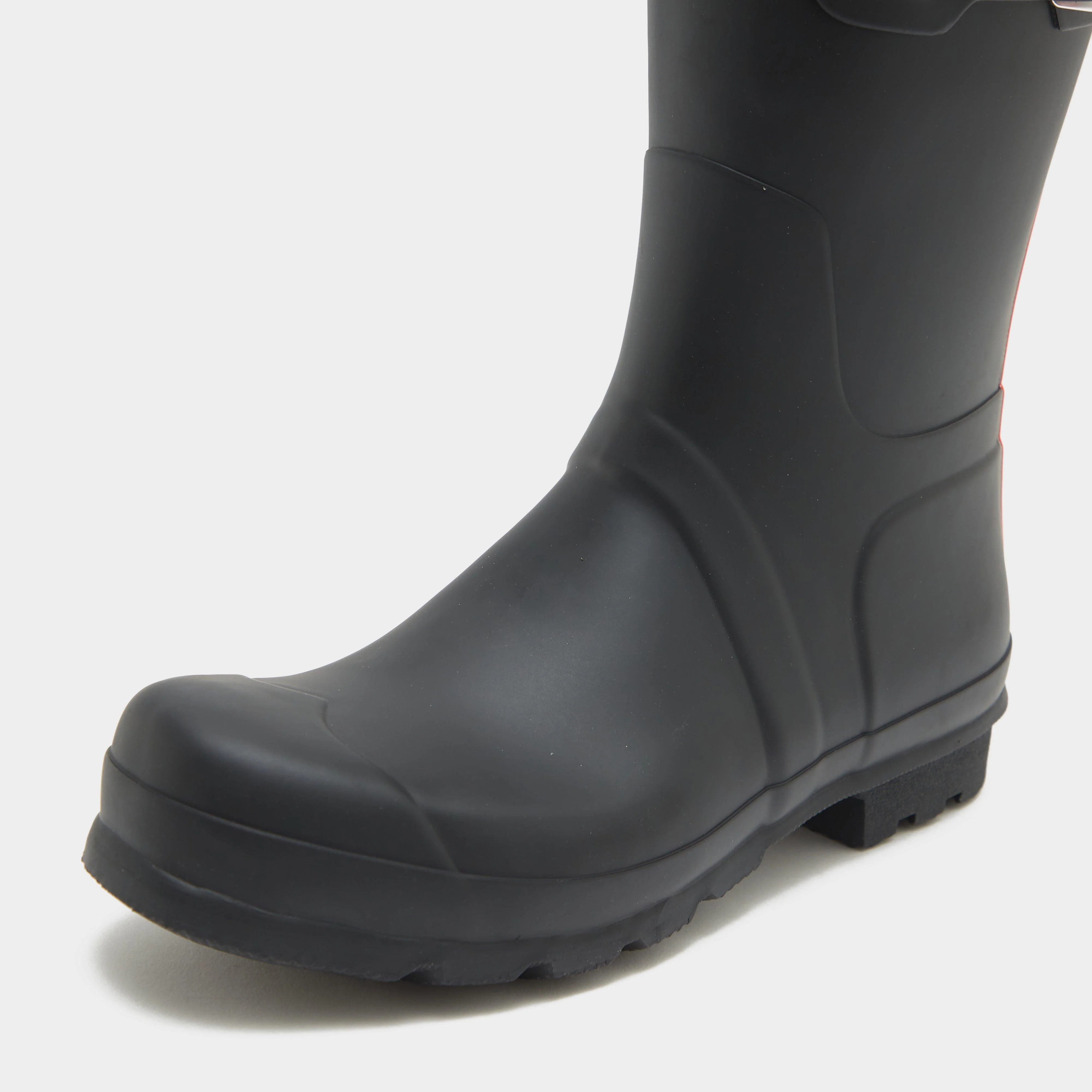 Mens Original Short Tri Colour Logo Backstrap Boots Black - Image 5