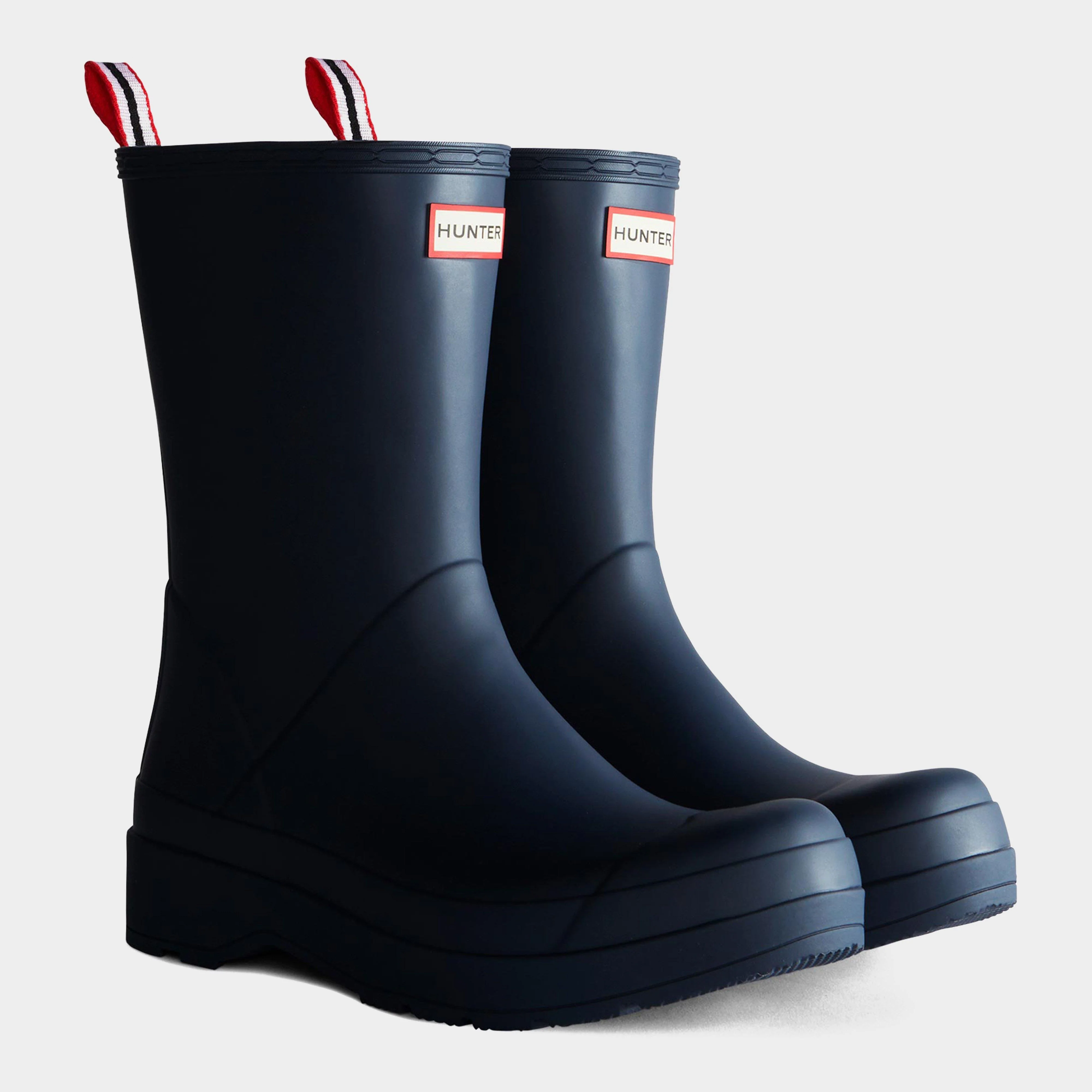 Mens Play Midi Wellington Boots Navy - Image 2