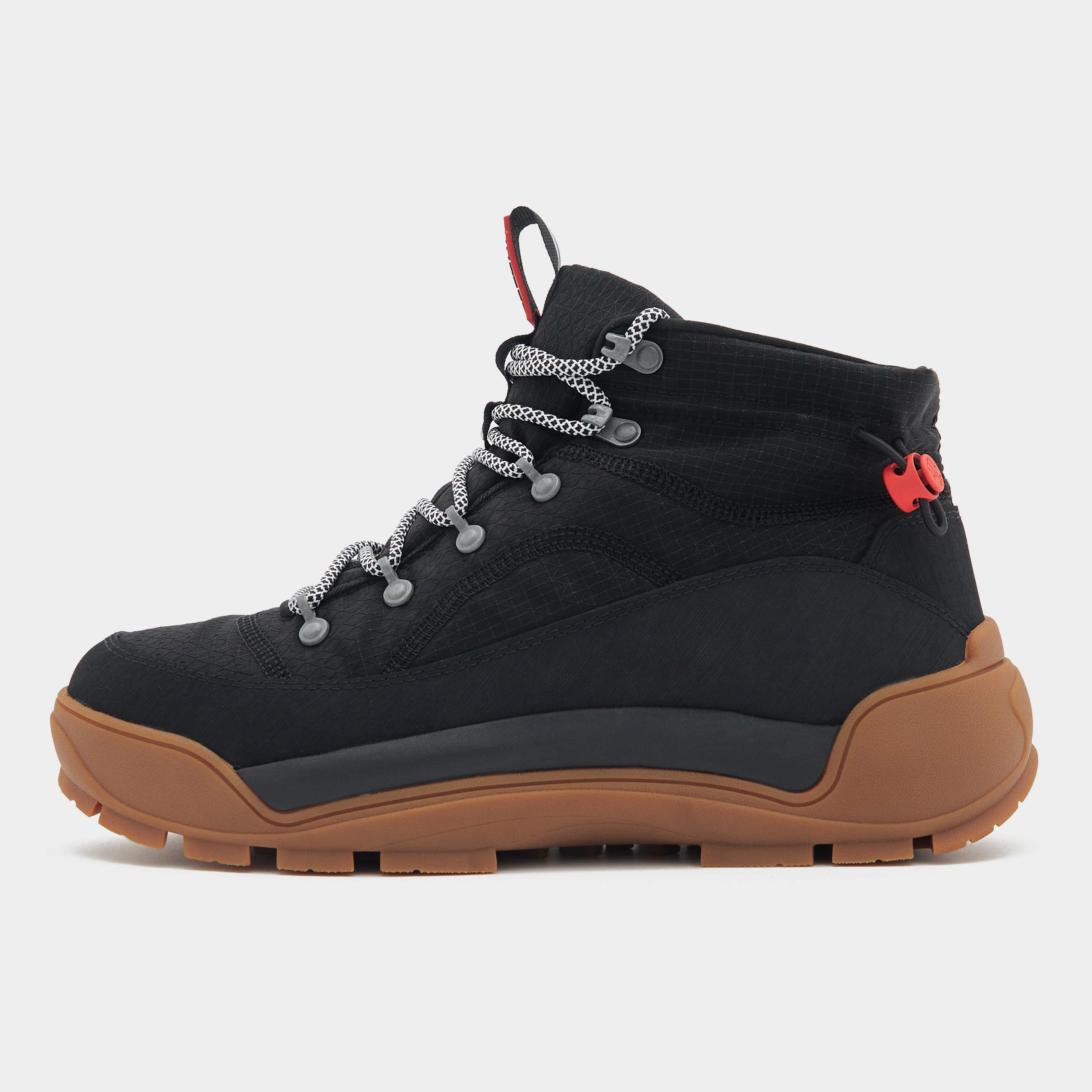 Mens Travel Explorer Lace-Up Command Boots Black