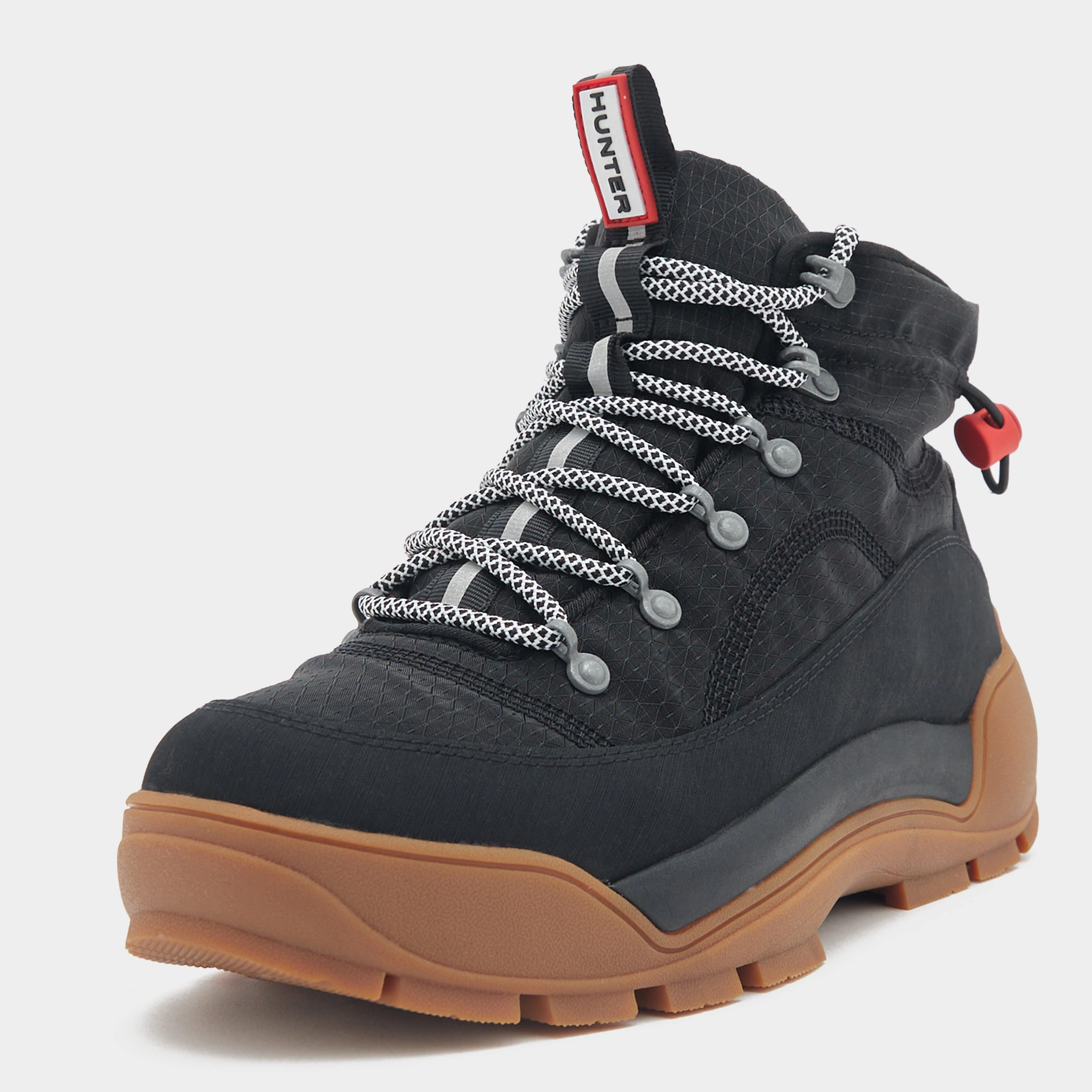 Mens Travel Explorer Lace-Up Command Boots Black - Image 3
