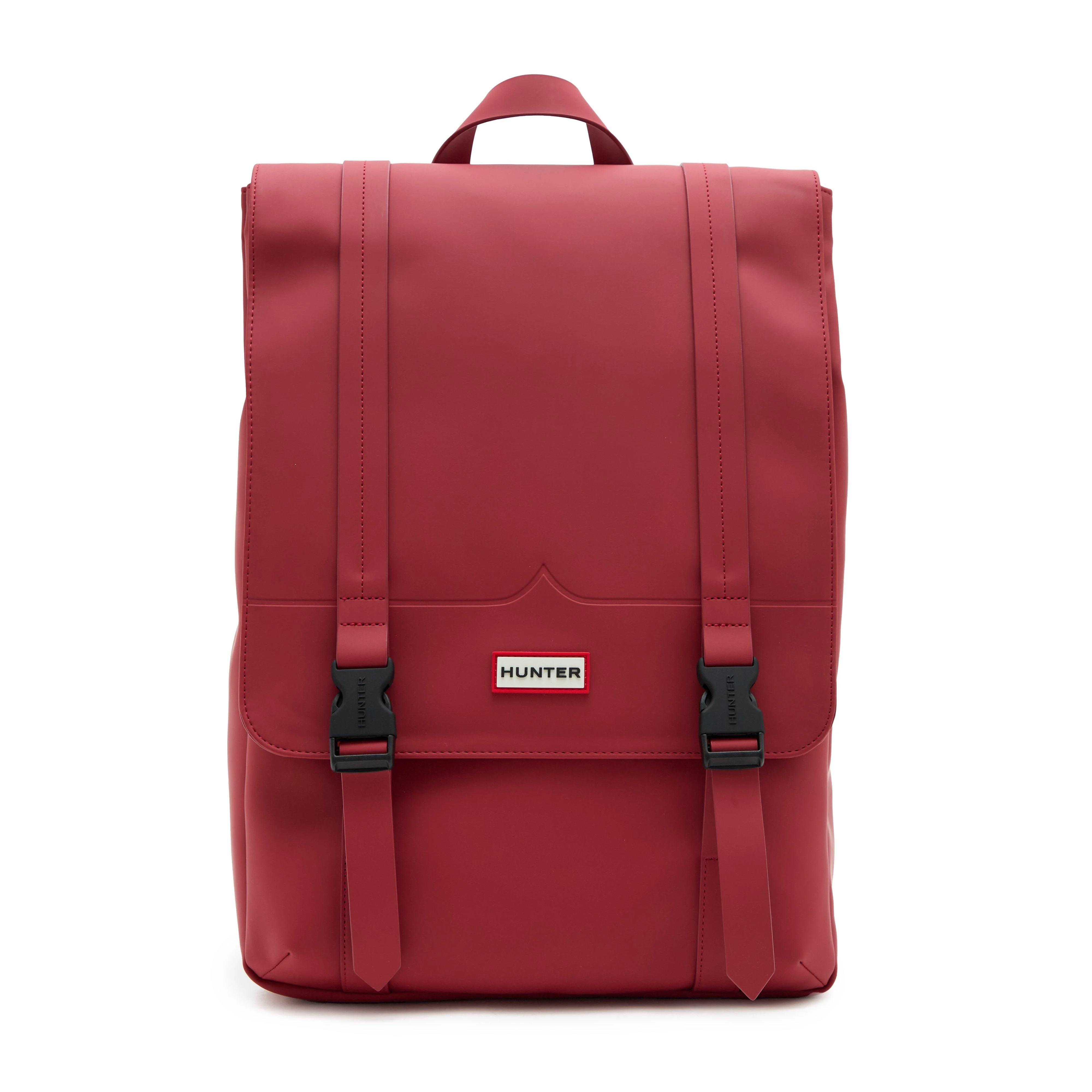 Original Rubberised Large Backpack Military Red - Image 7
