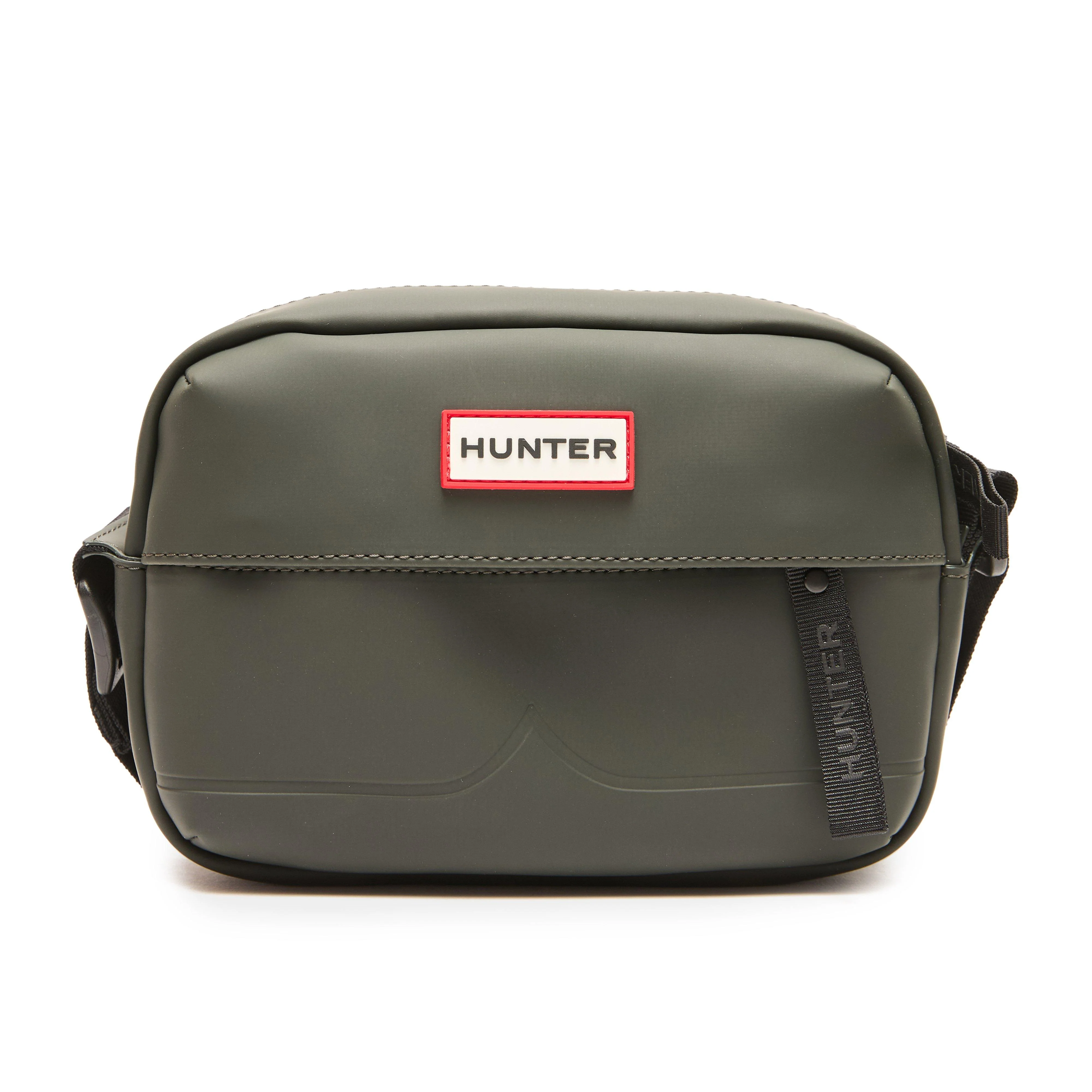 Rubberised Mini Crossbody Dark Olive - Image 7
