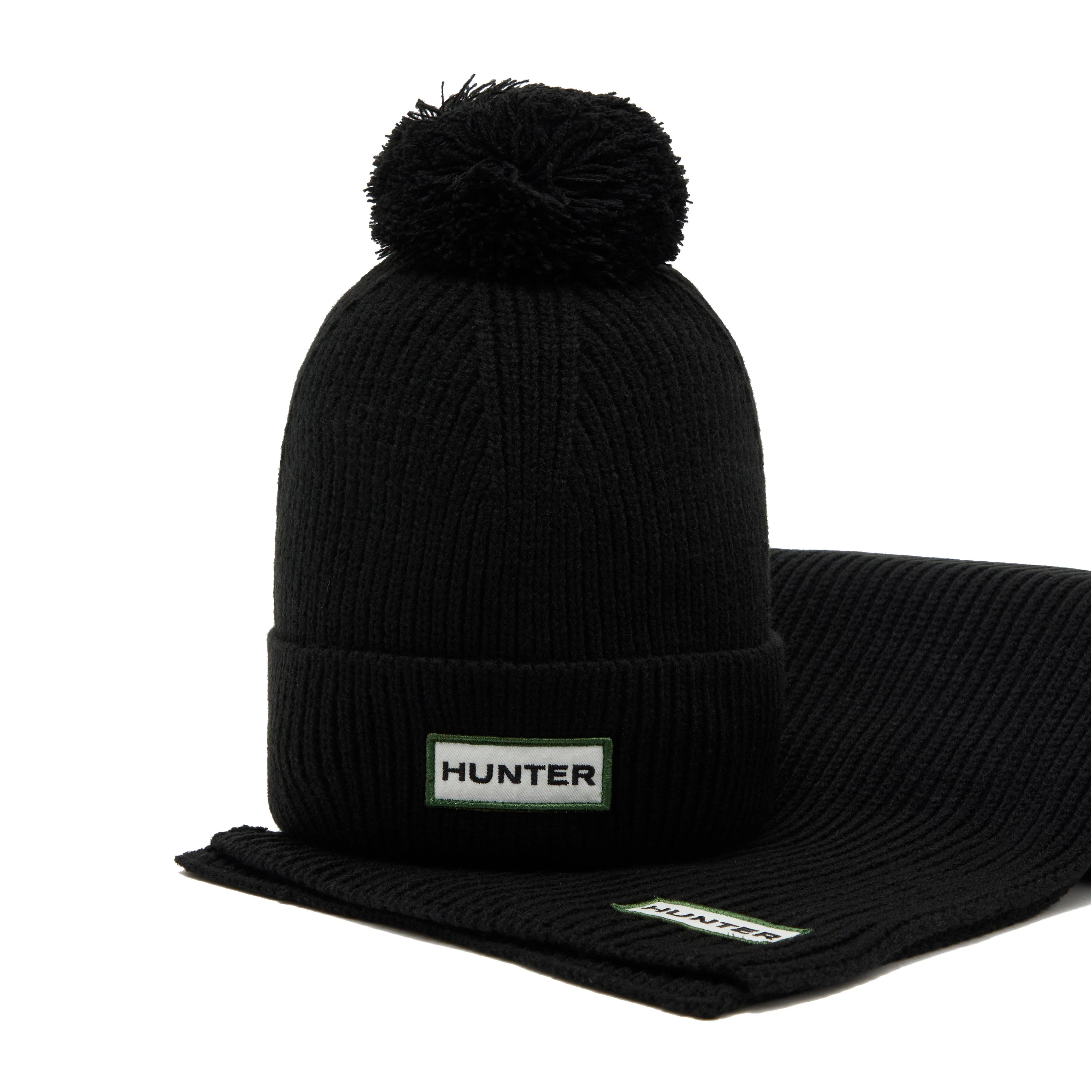 Unisex Bobble Hat Gift Set Black - Image 8