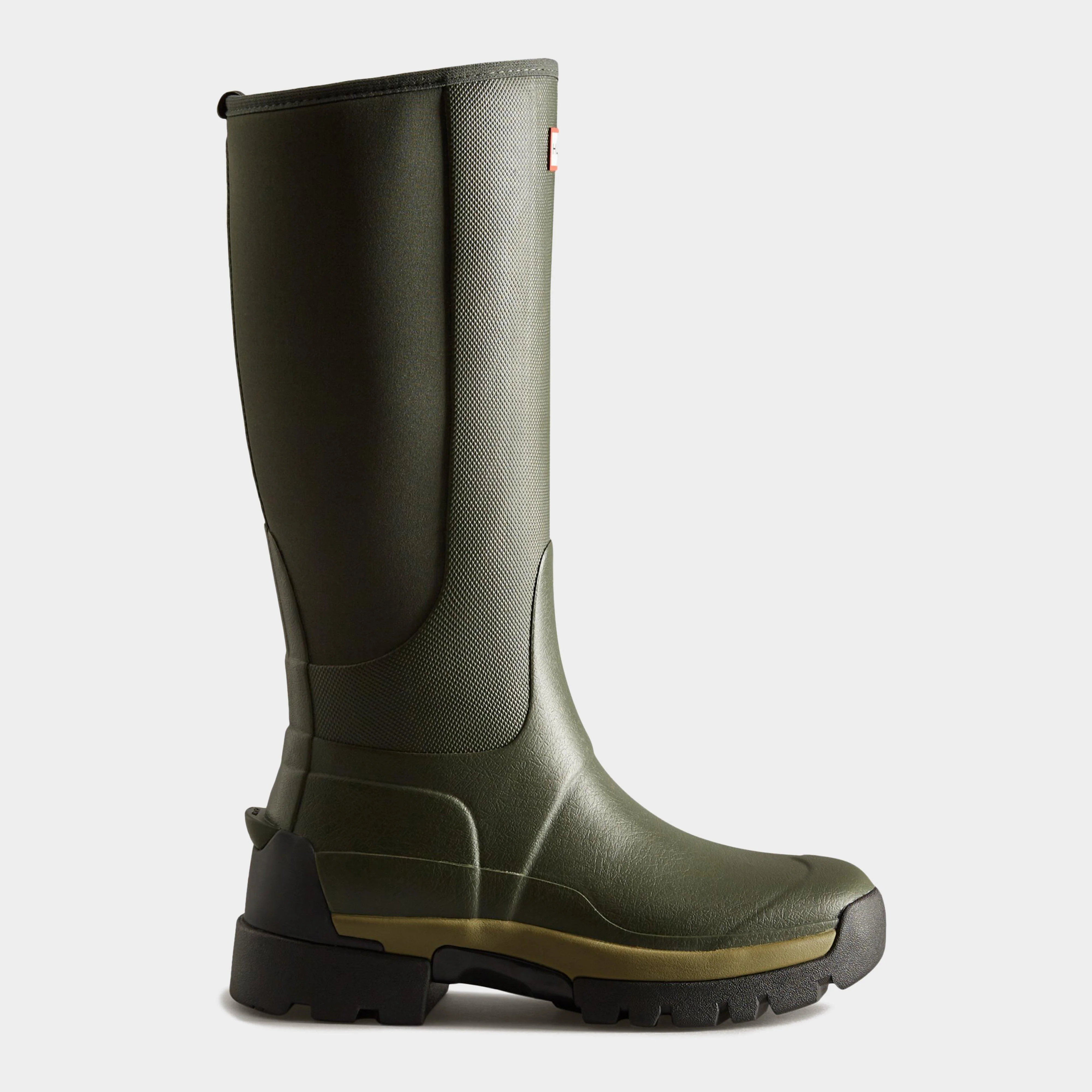 Womens Balmoral Hybrid Tall Wellington Boots Olive - Image 2