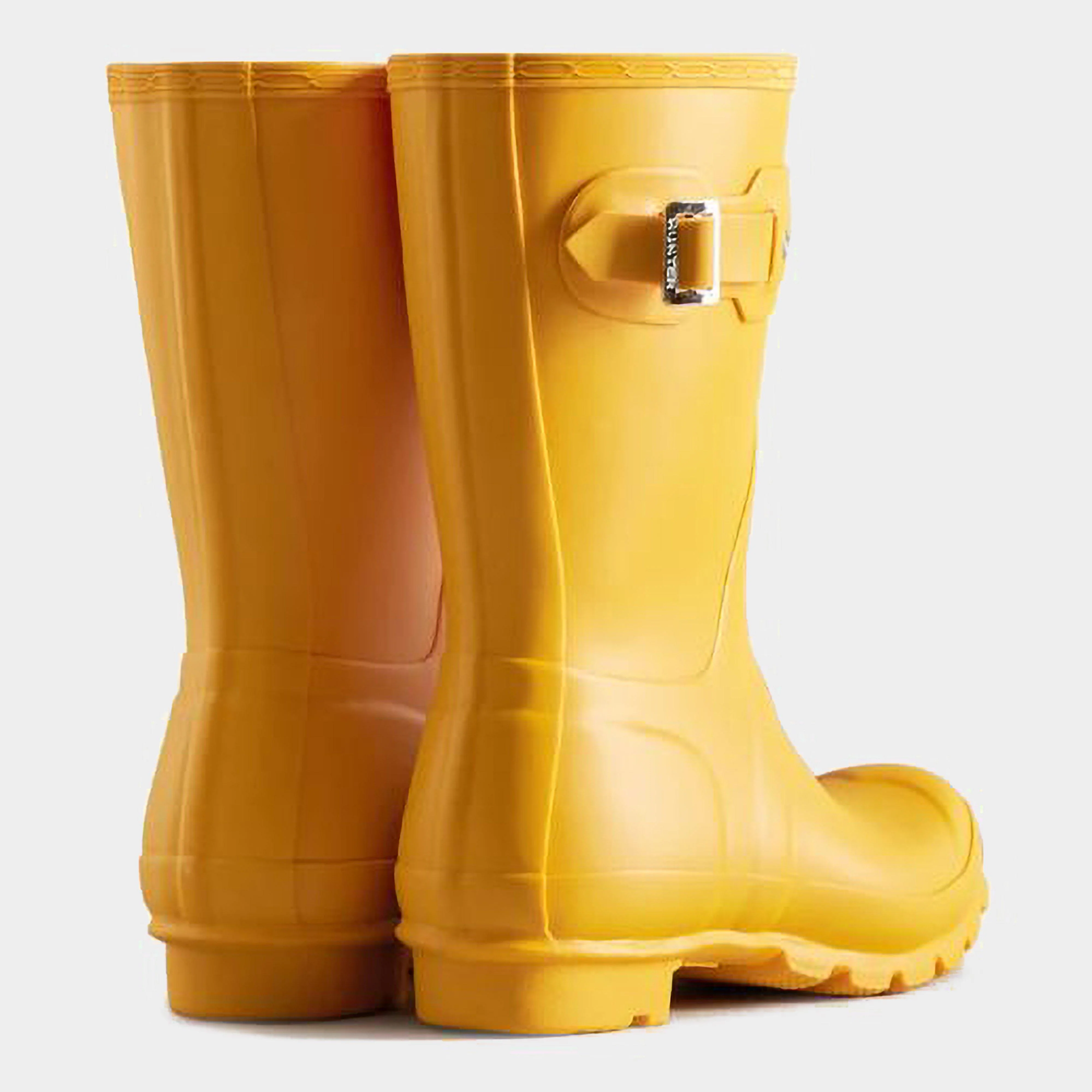 Womens Original Short Wellington Boots Hunter Yellow - Image 3