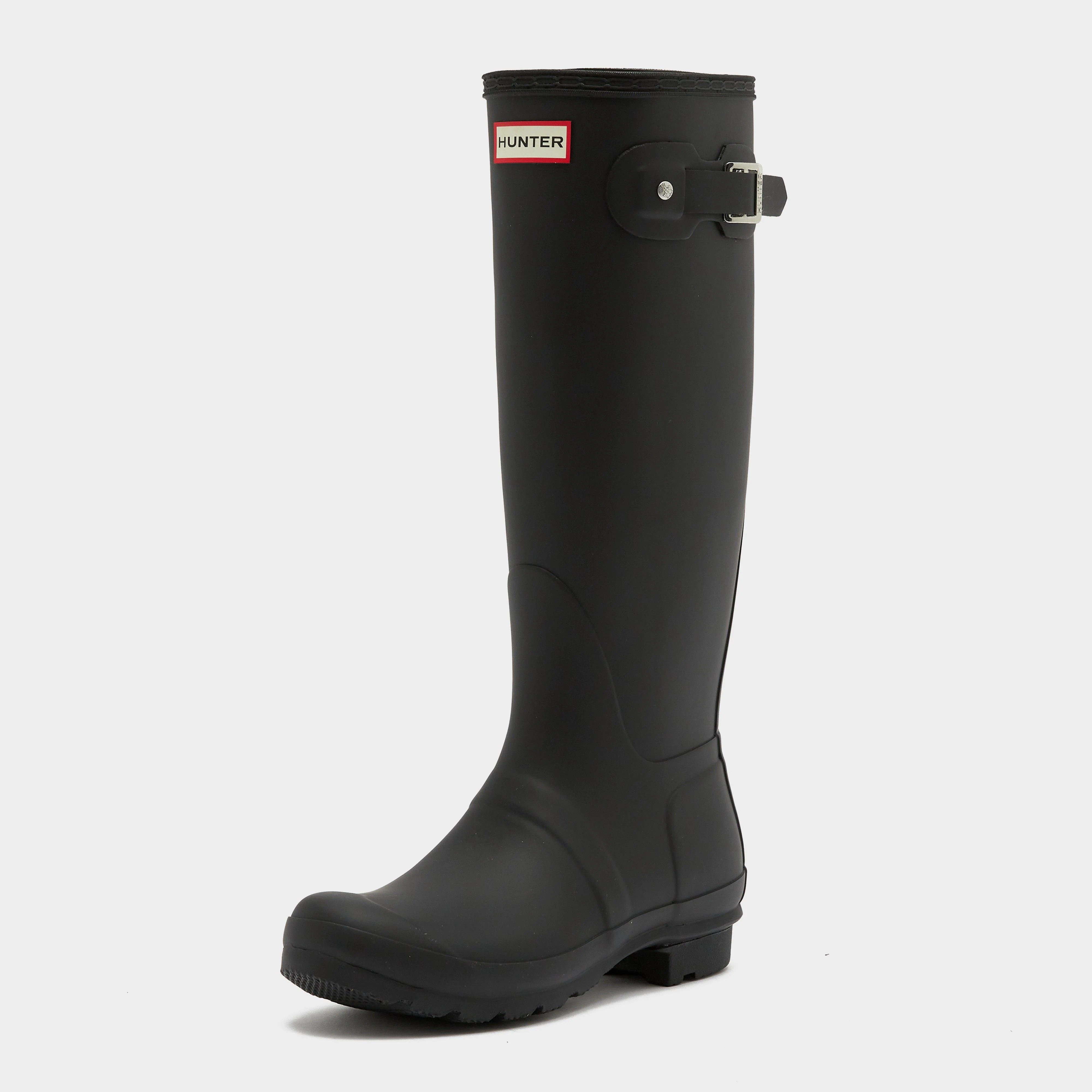 Womens Original Tall Matte Wellington Boots Black - Image 3
