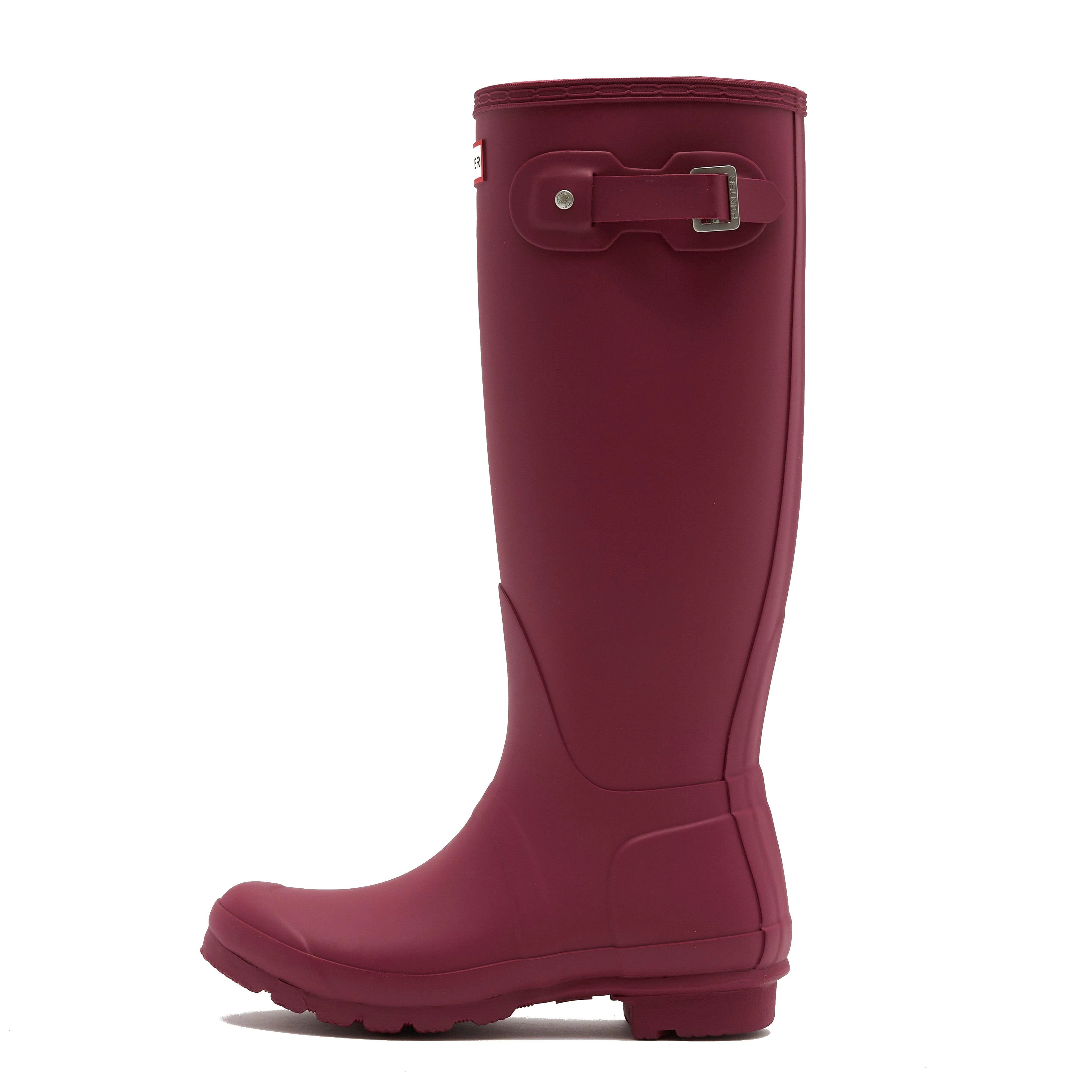 Womens Original Tall Wellington Boots Burgundy - Image 7