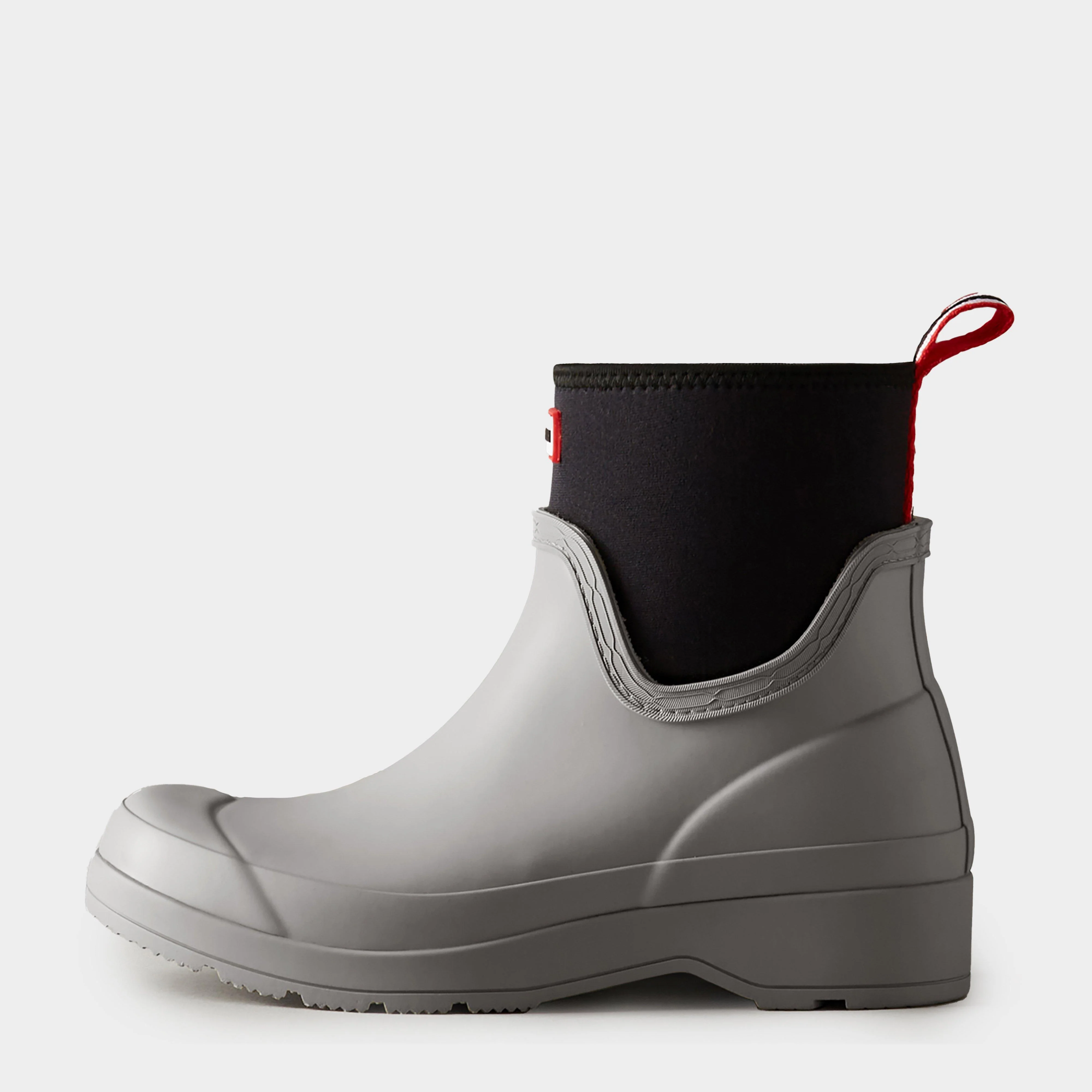 Womens Play Short Neoprene Wellington Boots Skimming Stone/Black.