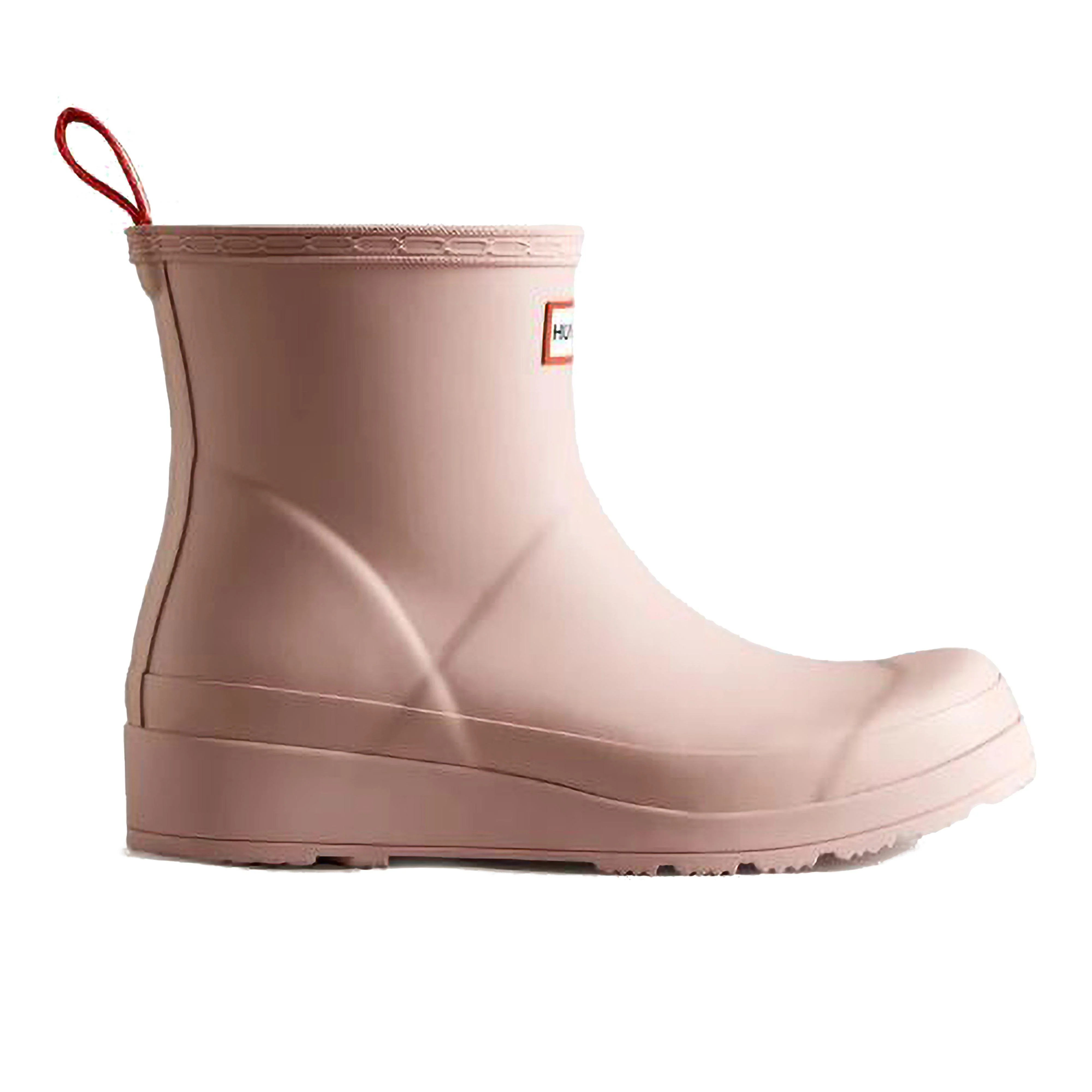 Womens Play Short Wellington Boots Pink - Image 5