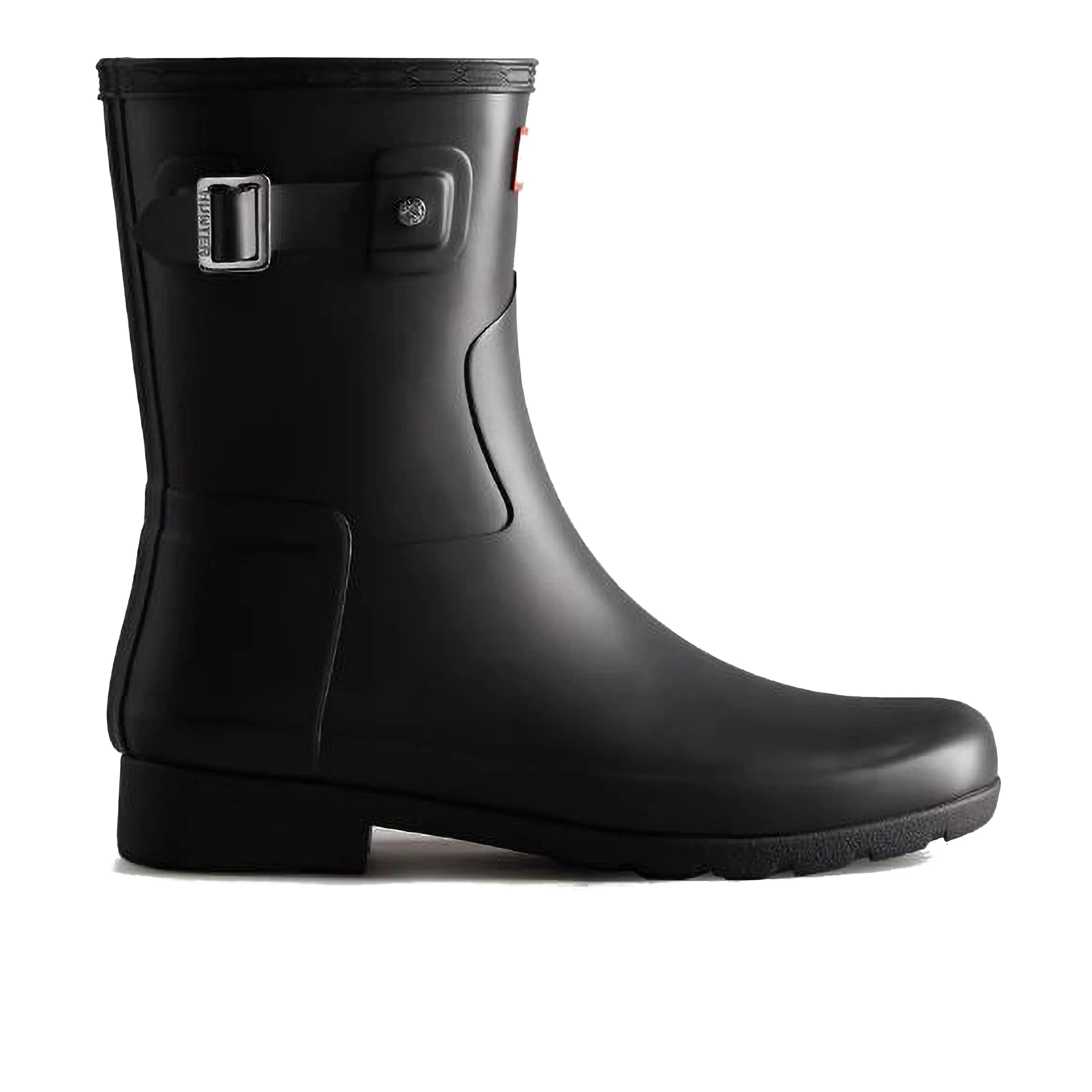 Womens Refined Slim Fit Short Black Wellington Boots Black - Image 5