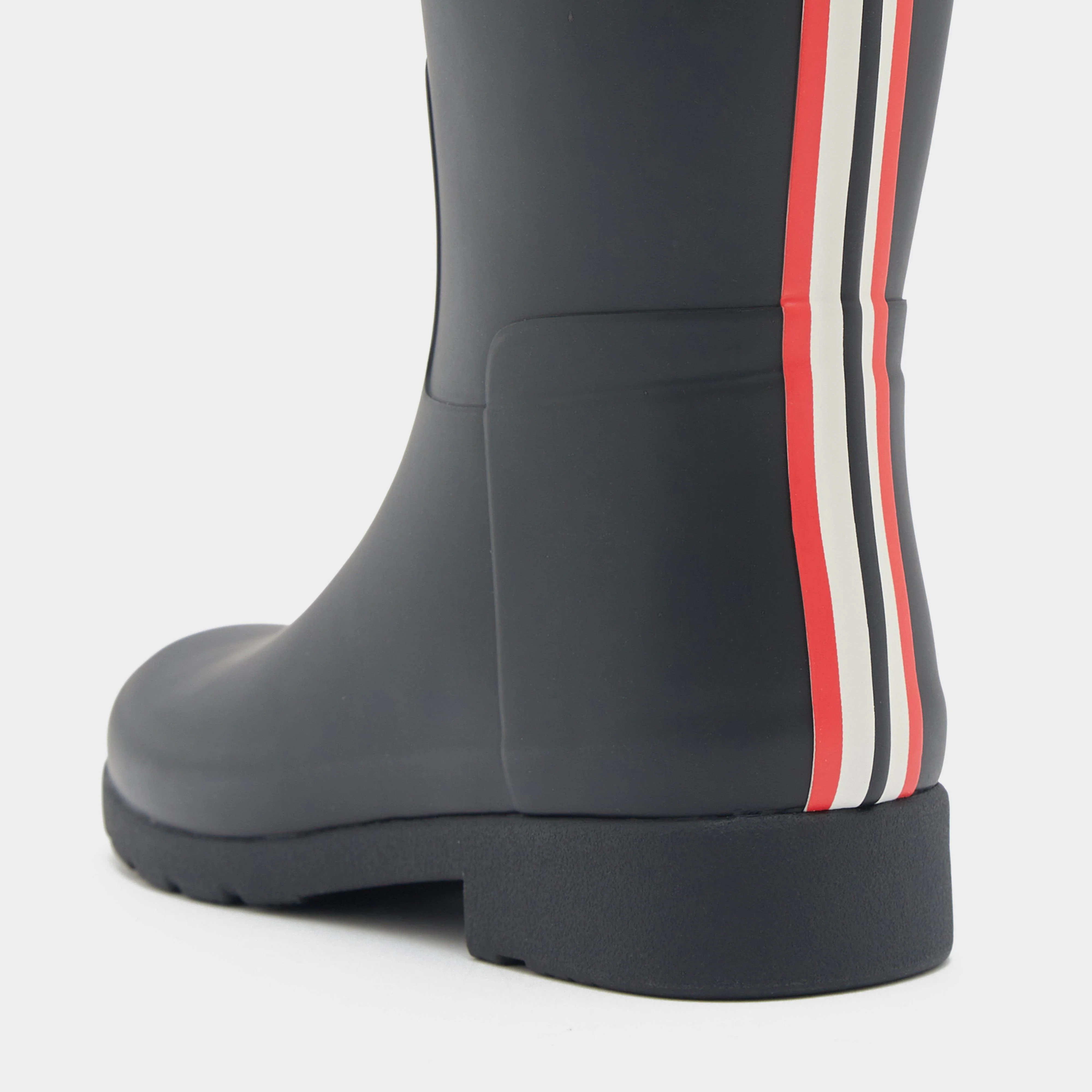 Womens Refined Tall Tri Colour Wellington Boots Black - Image 6