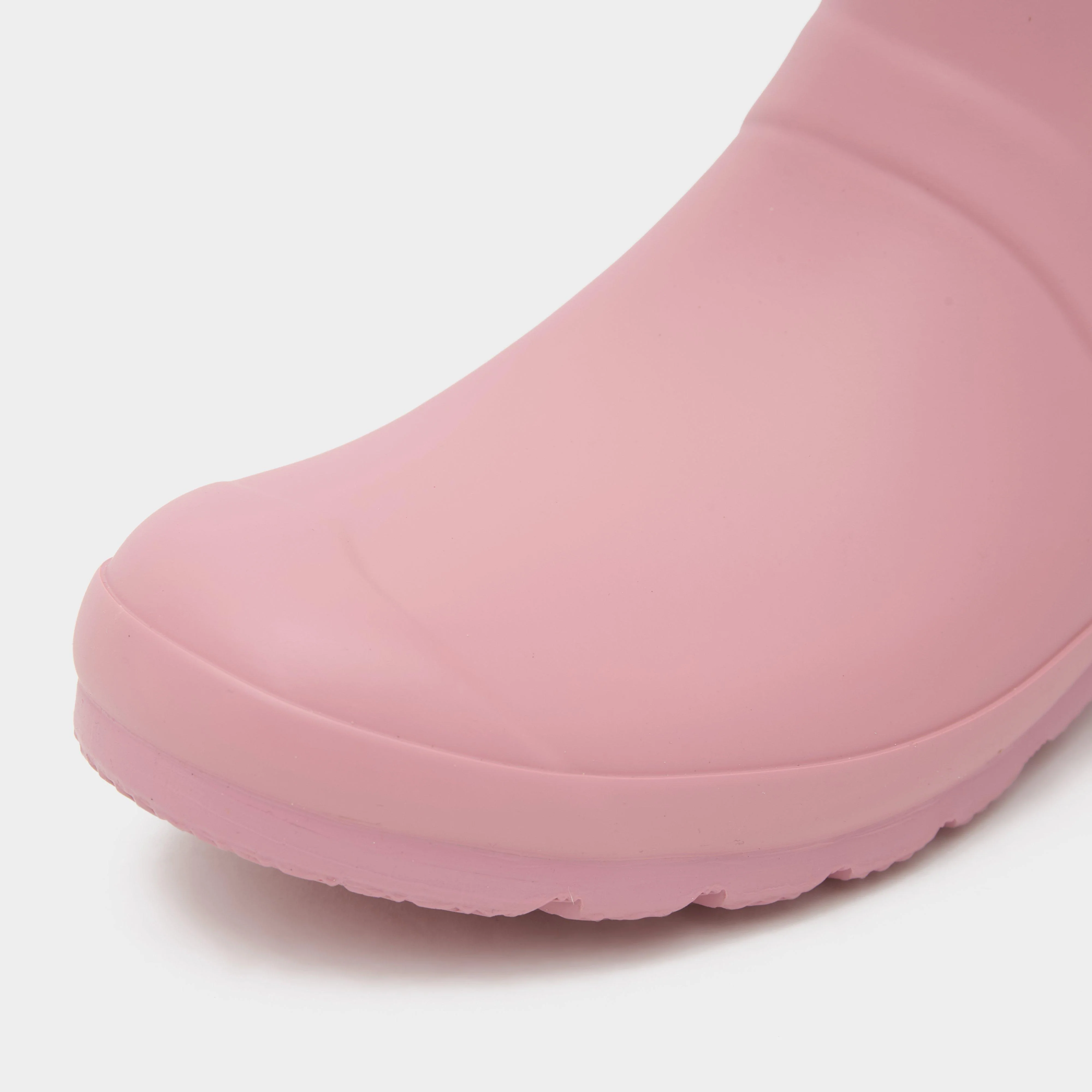 Womens Tall Back Adjustable Wellington Boots Light Pink - Image 4