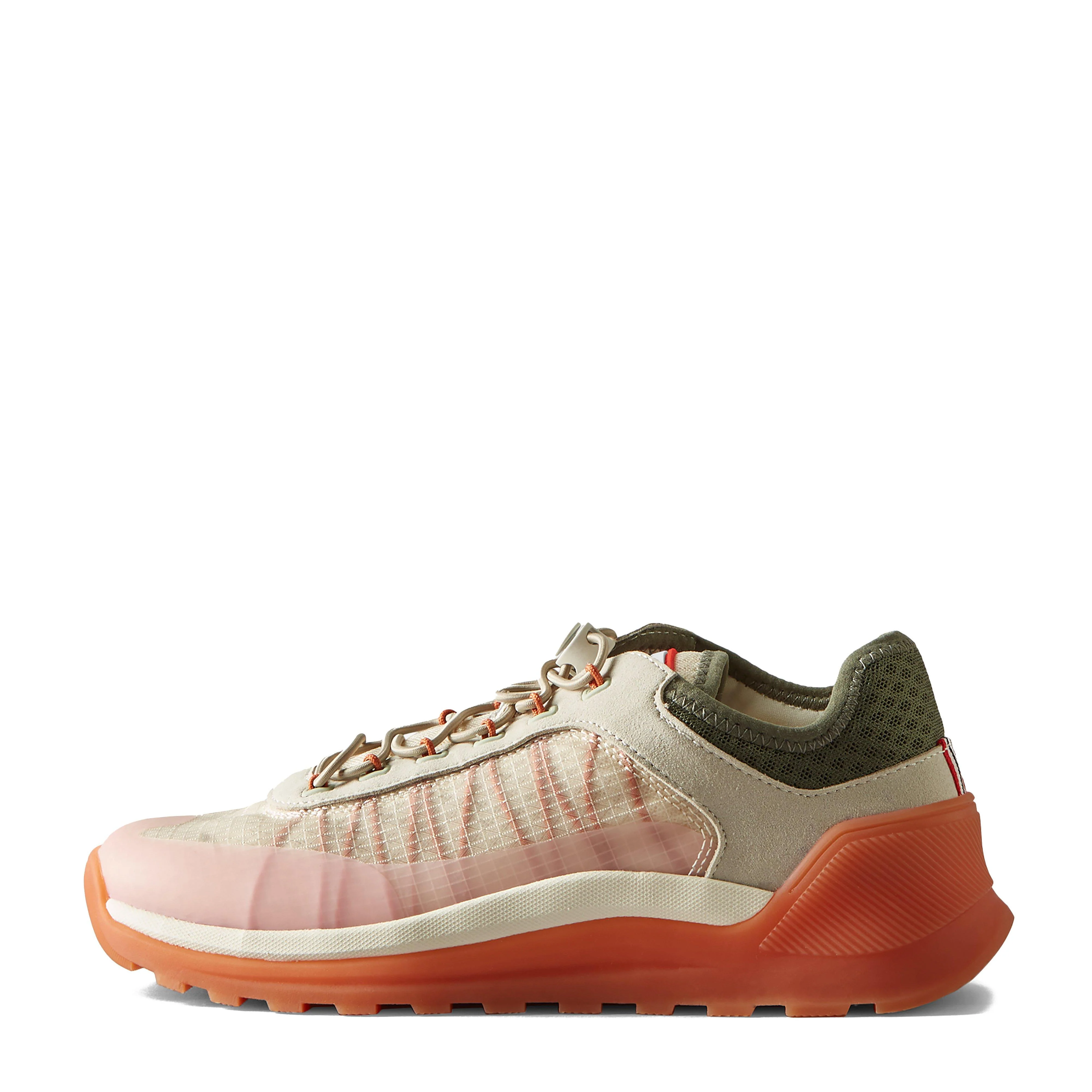 Womens Travel Trainer Shaded White/Lichen Green/Pink/Logo Red - Image 2