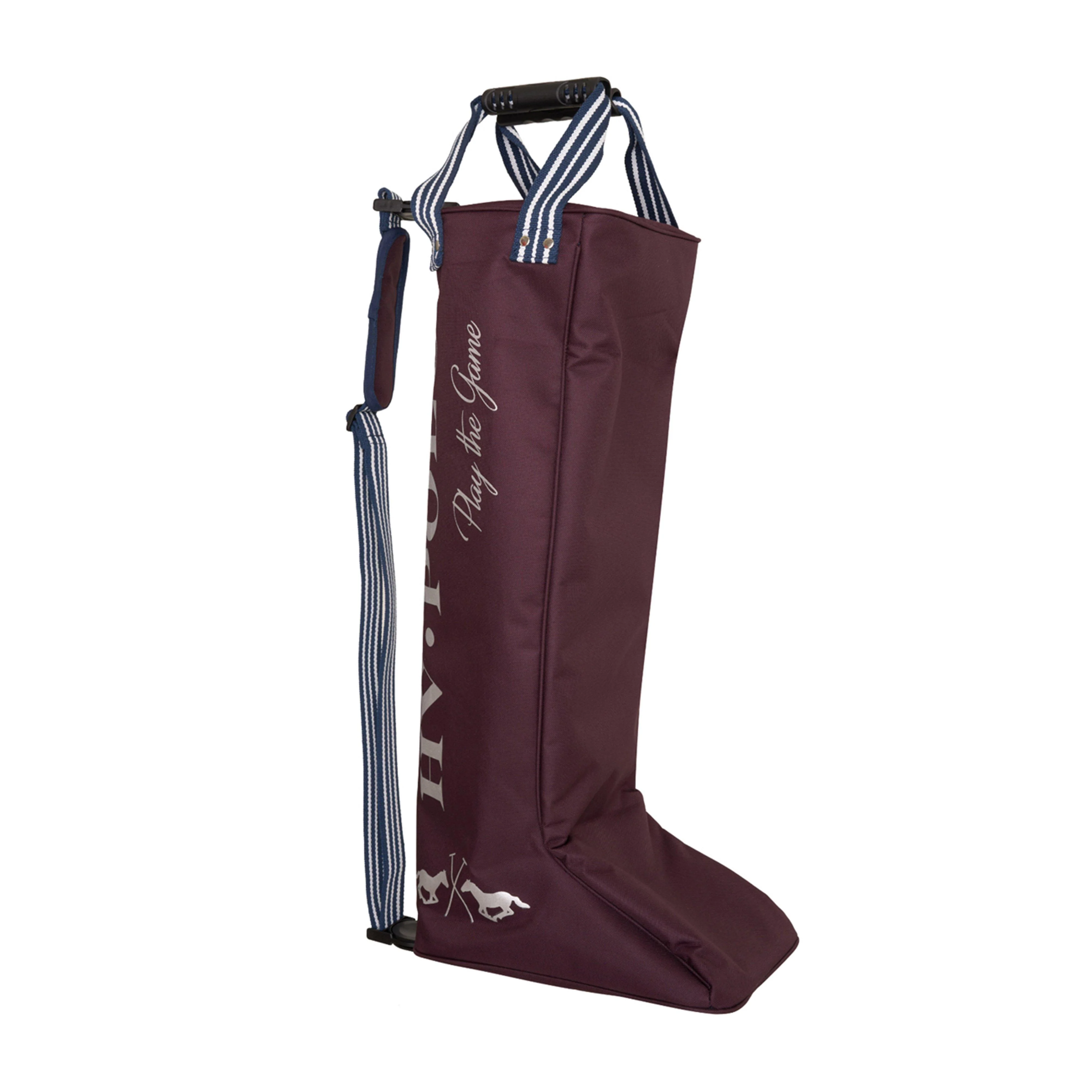 Tall Boot Bag Dark Berry - Image 2