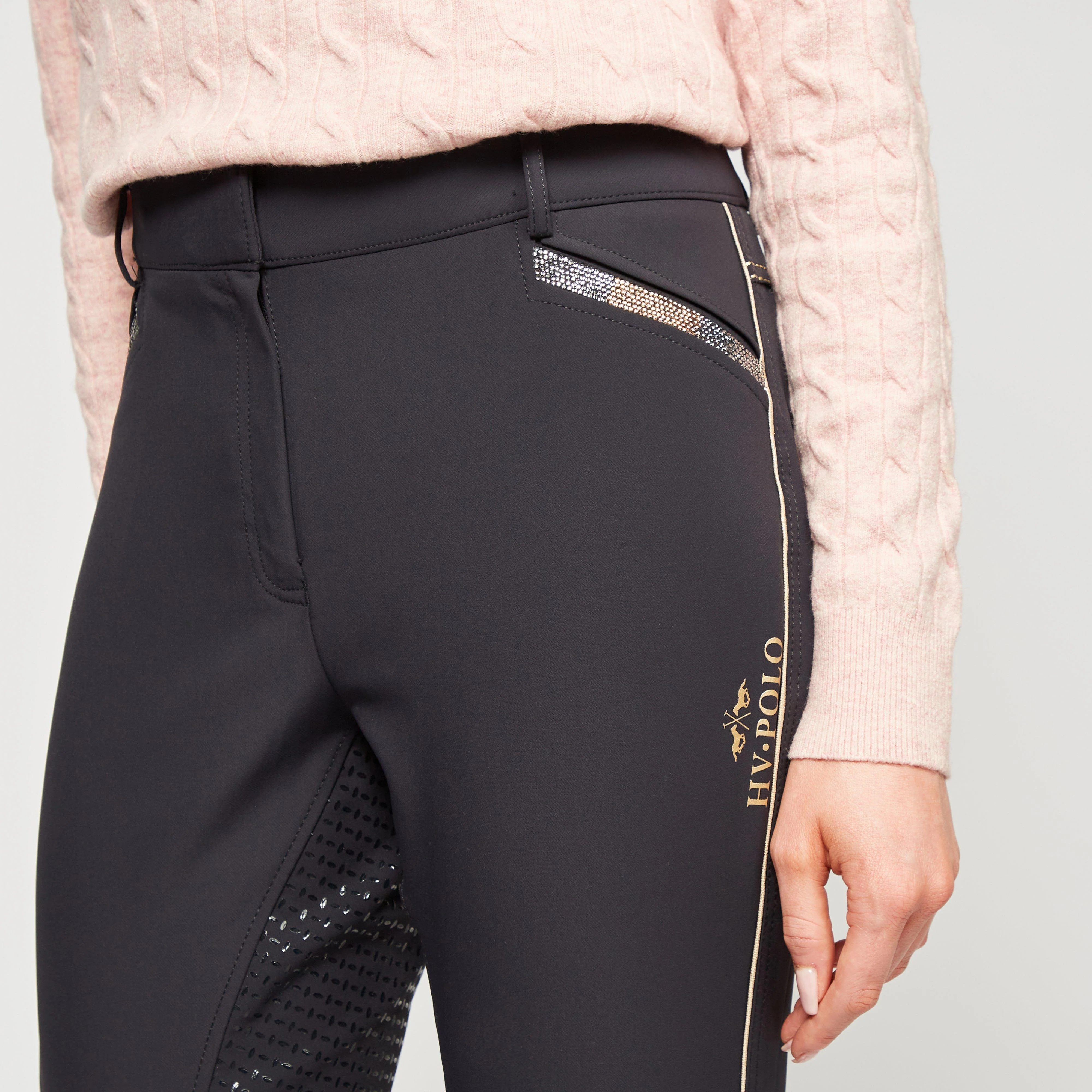 Womens Cecile Breeches Black - Image 4