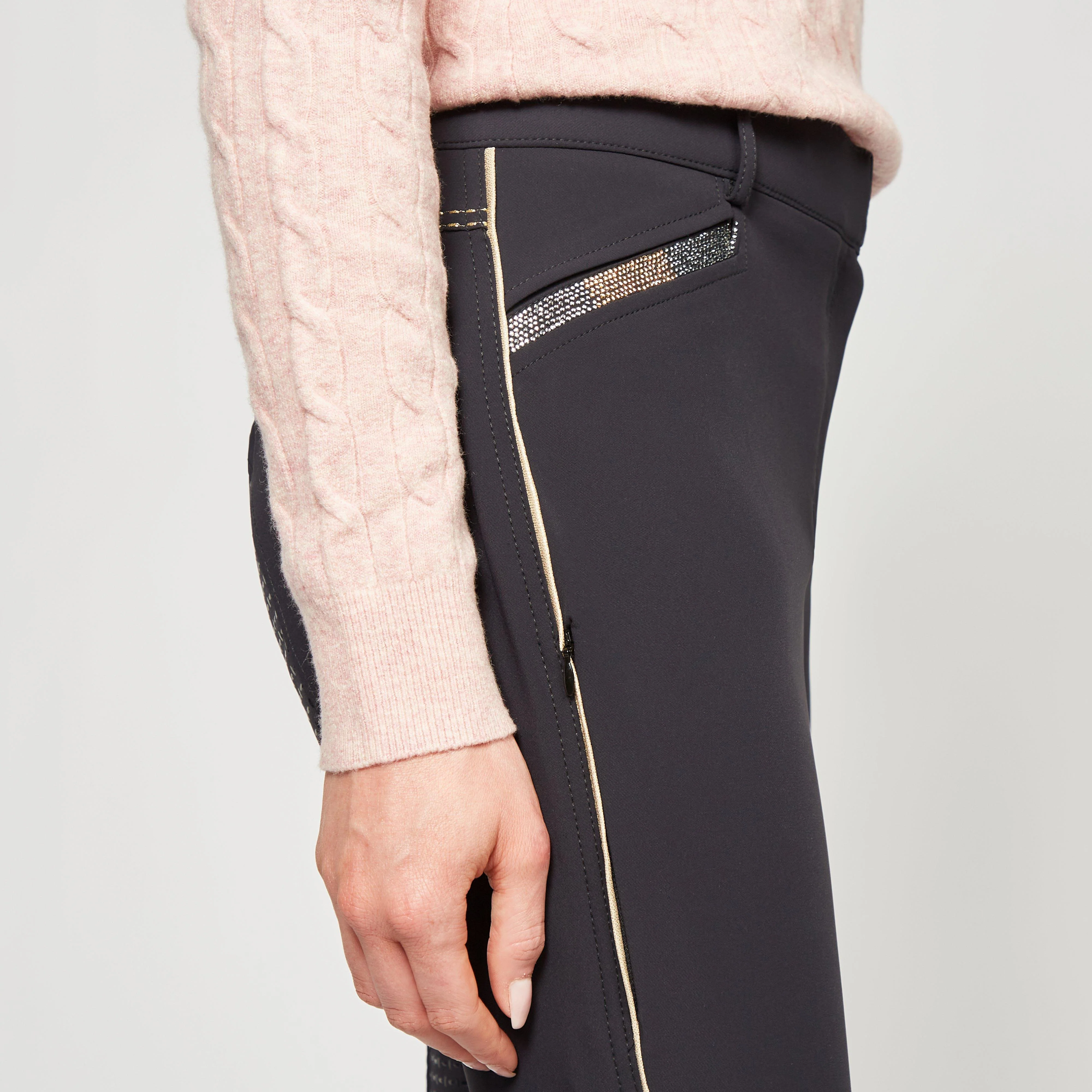 Womens Cecile Breeches Black - Image 5