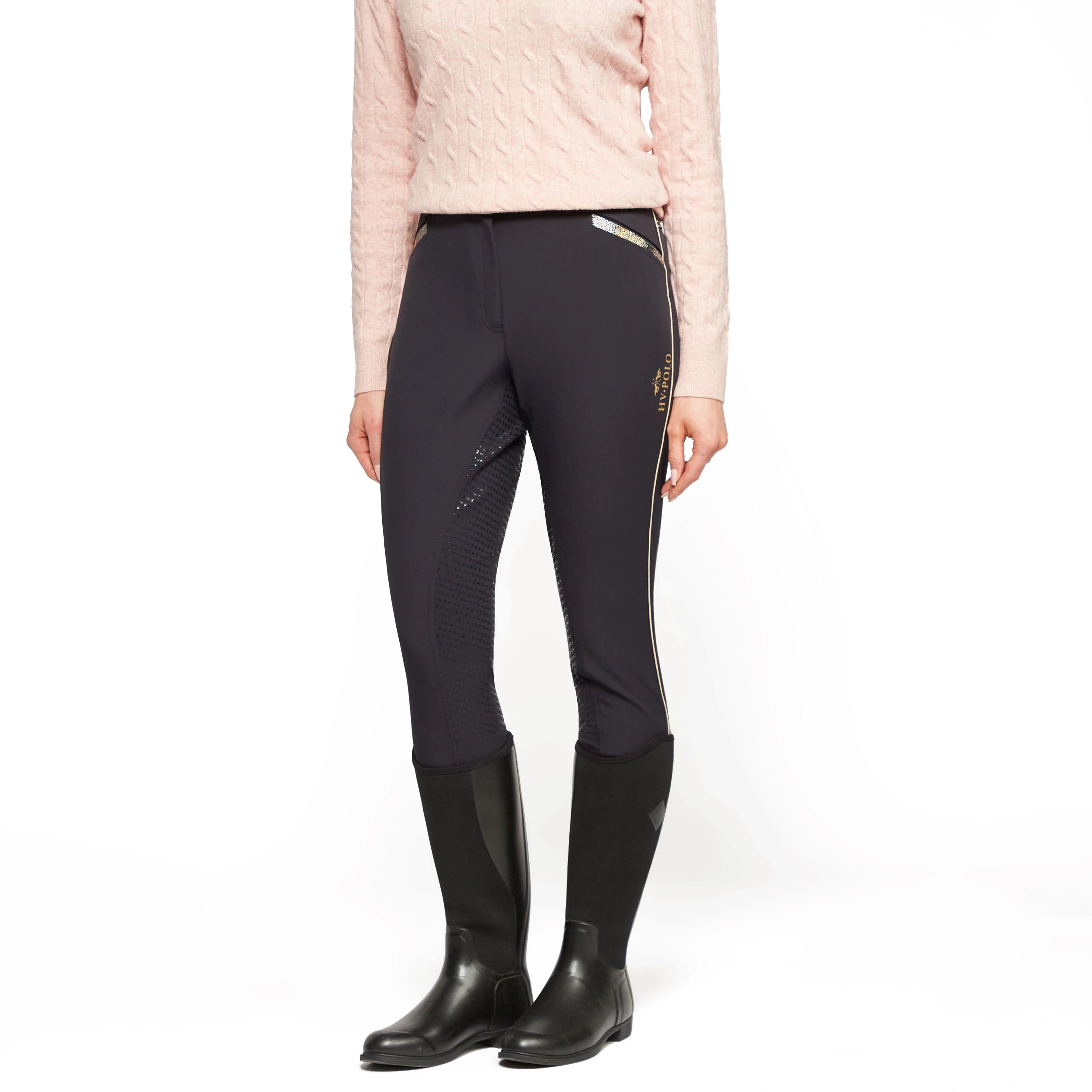 Womens Cecile Breeches Black - Image 8