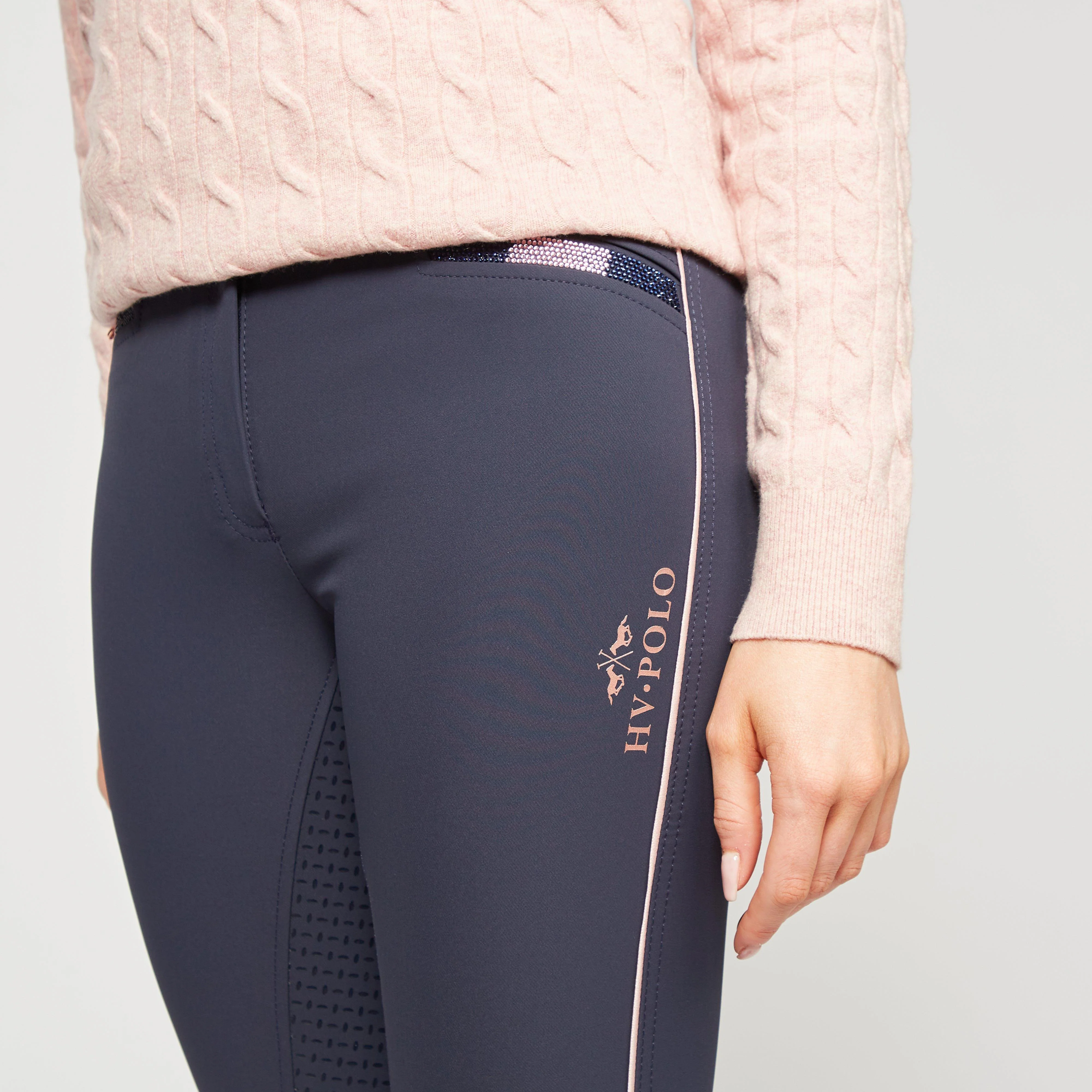 Womens Cecile Breeches Navy - Image 4