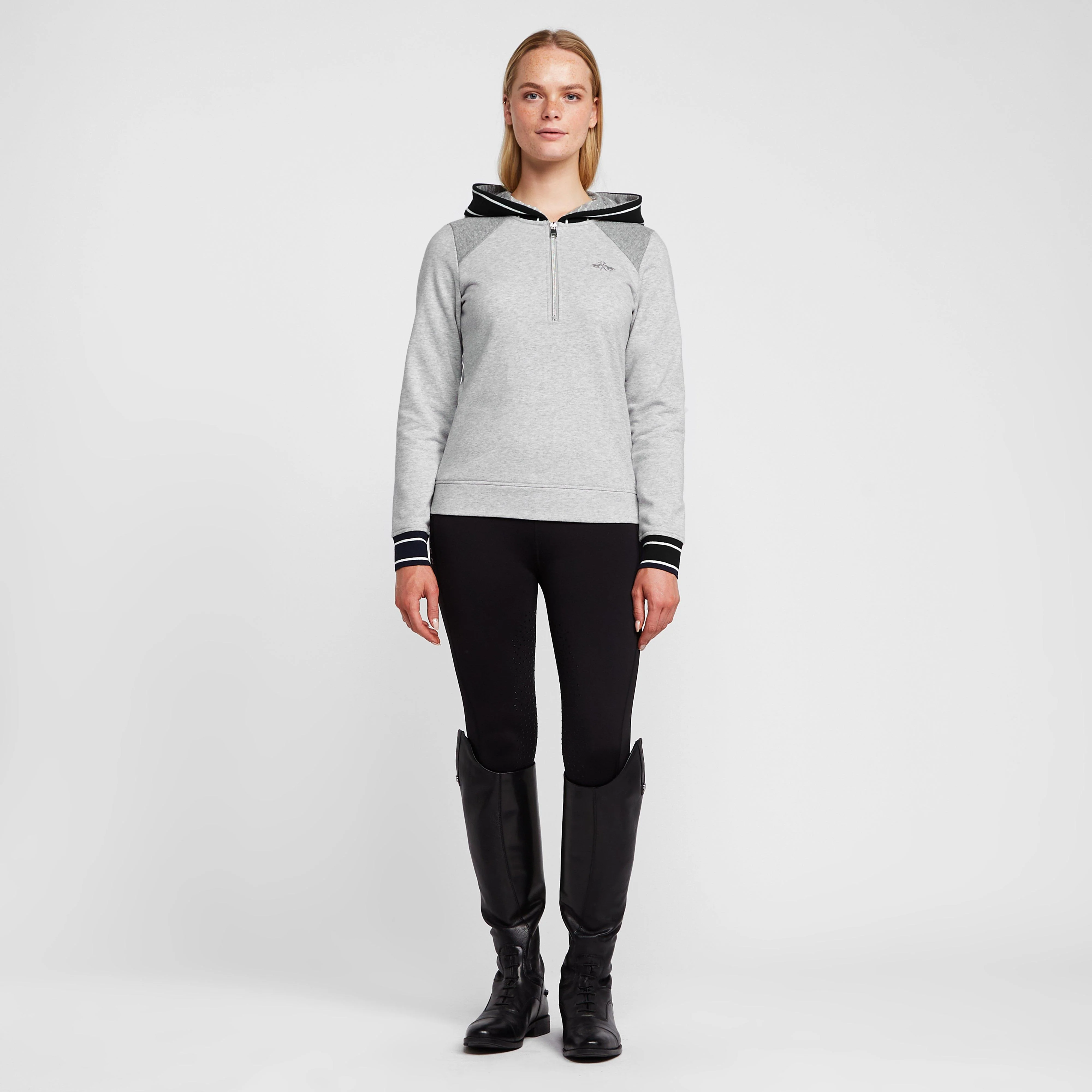 Womens Charlize Hoodie Grey Heather - Image 3