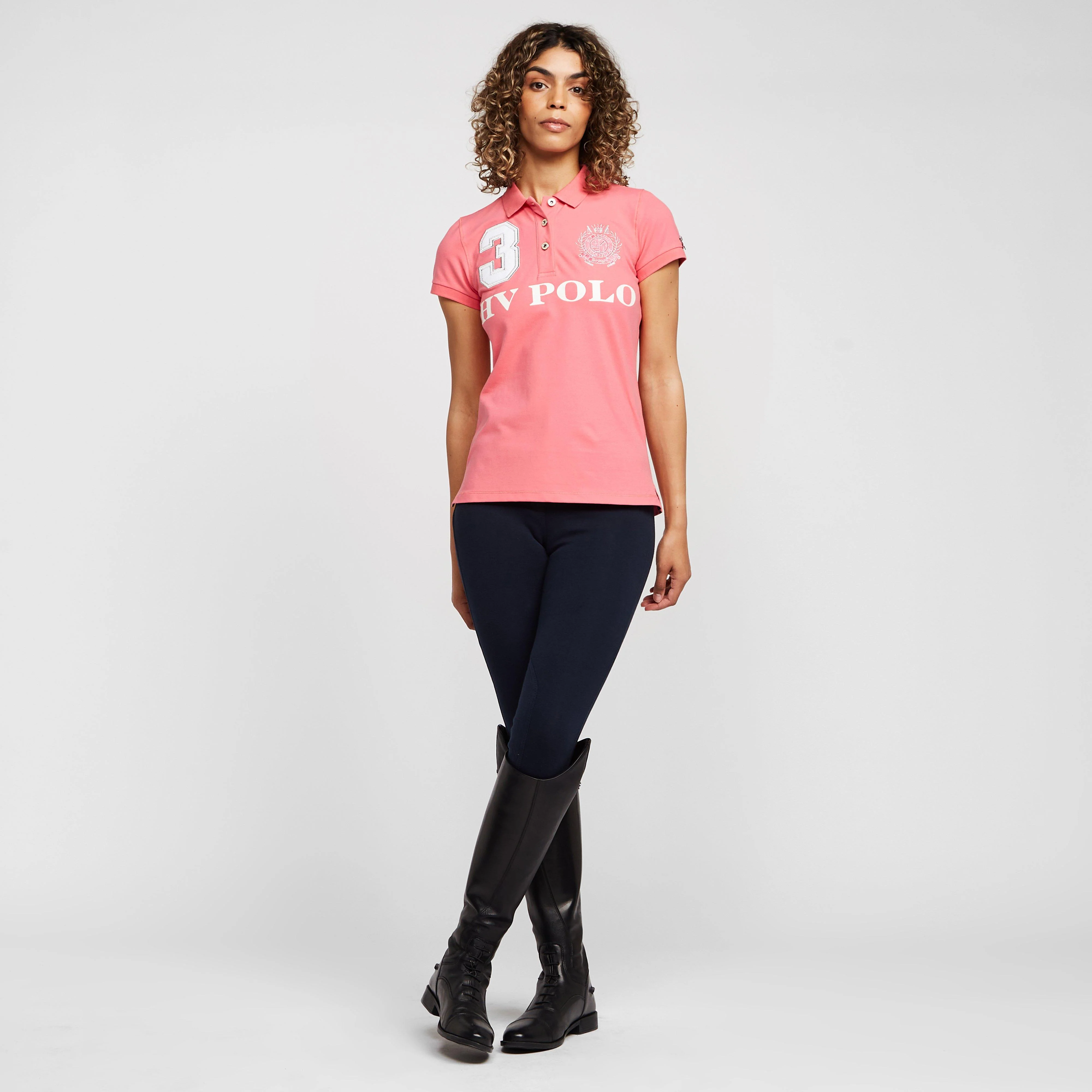 Womens Favouritas EQ Polo Shirt Violet Tulip - Image 3