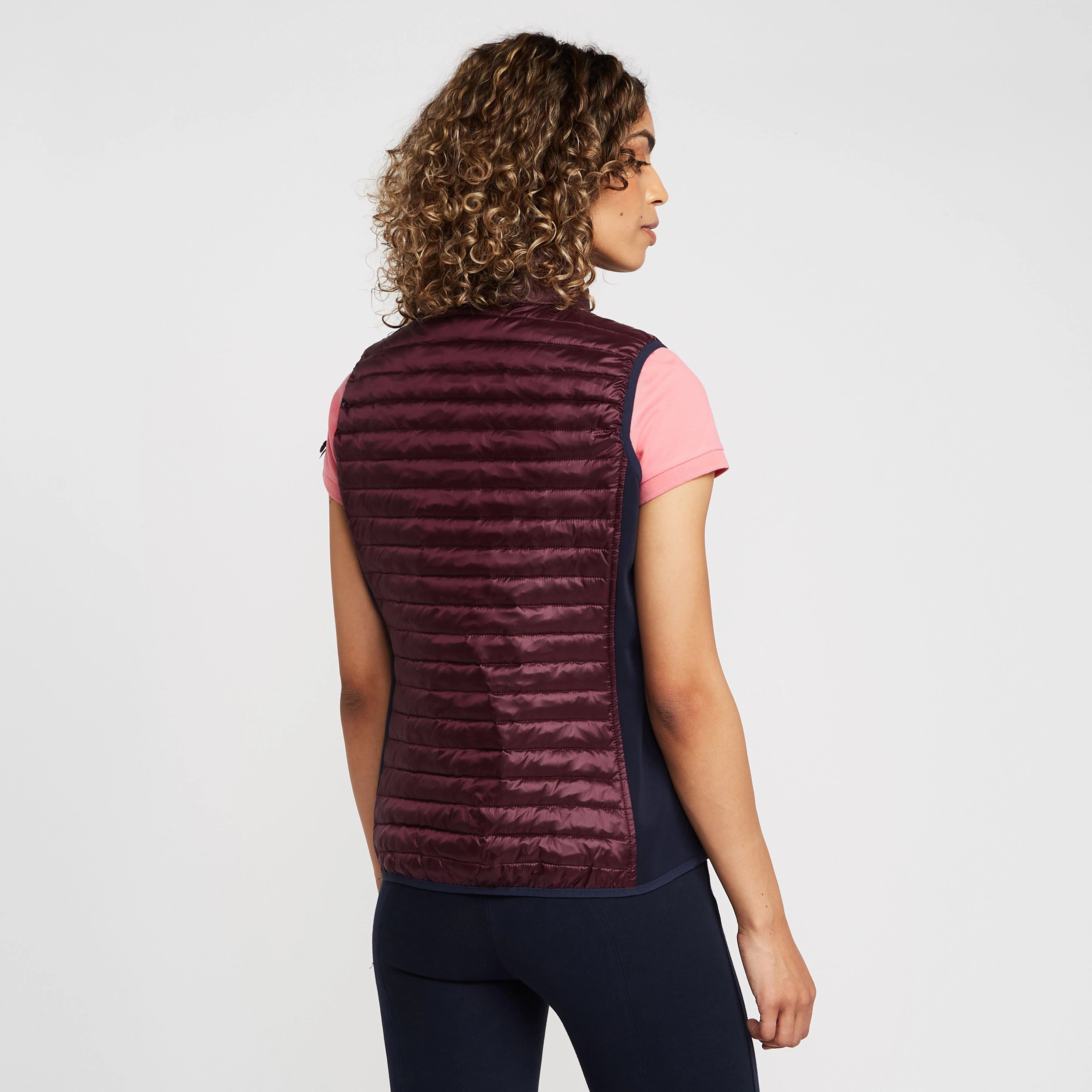 Womens Laurine Gilet Dark Berry - Image 2