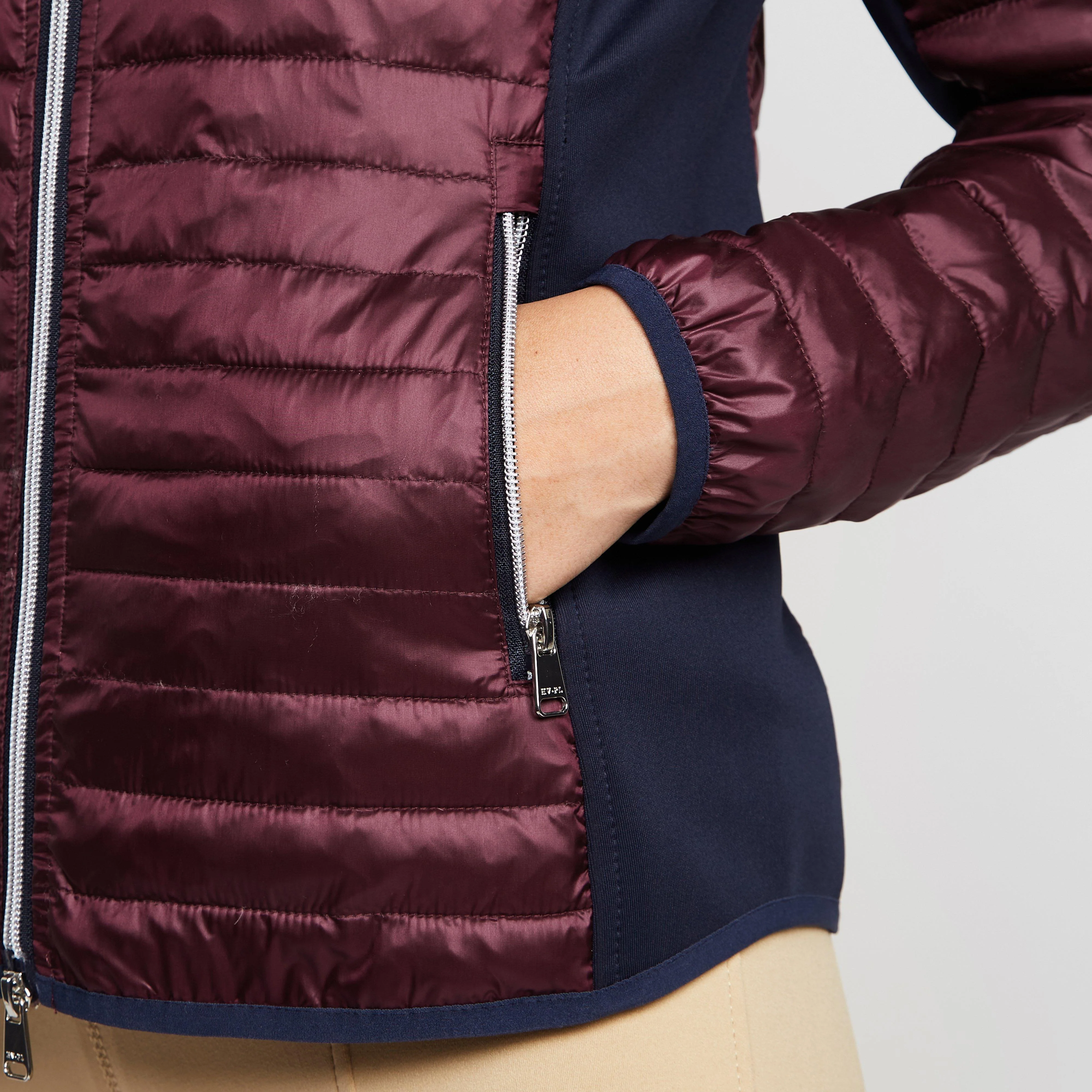 Womens Laurine Jacket Dark Berry - Image 6
