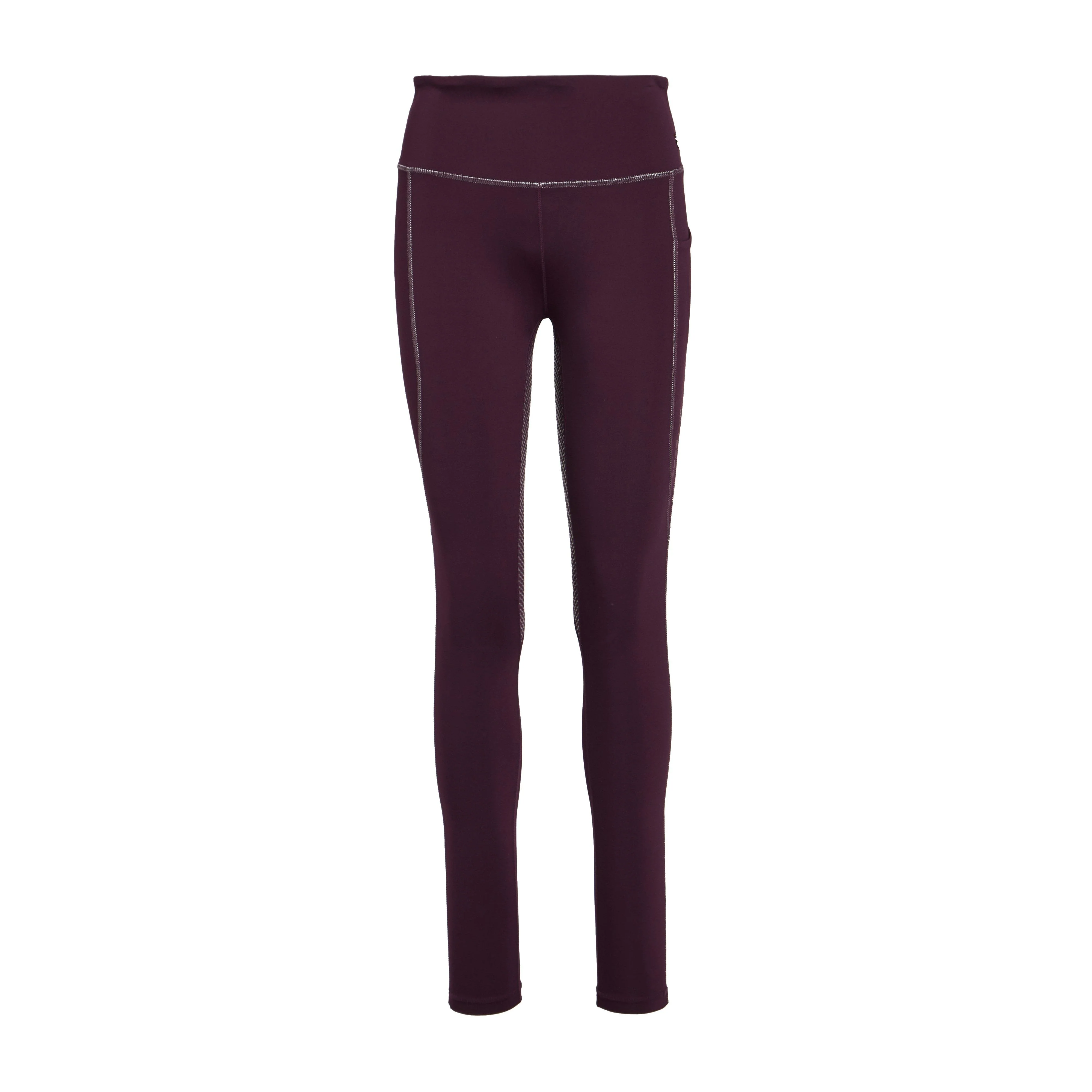 Womens Sporty Sue Full Seat Riding Tights Dark Berry - Image 7