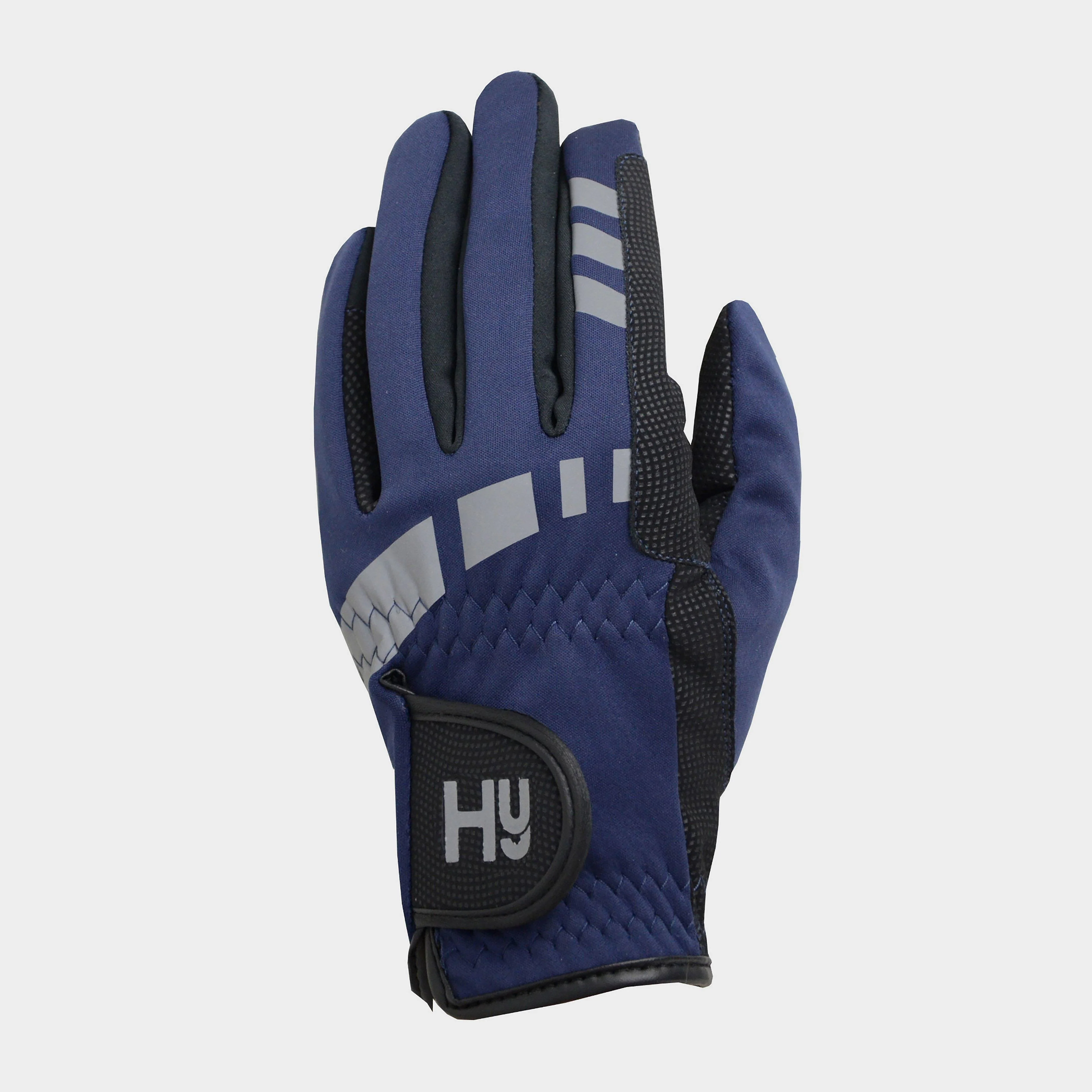 Hy5 Adults Extreme Reflective Softshell Gloves Navy - Image 2