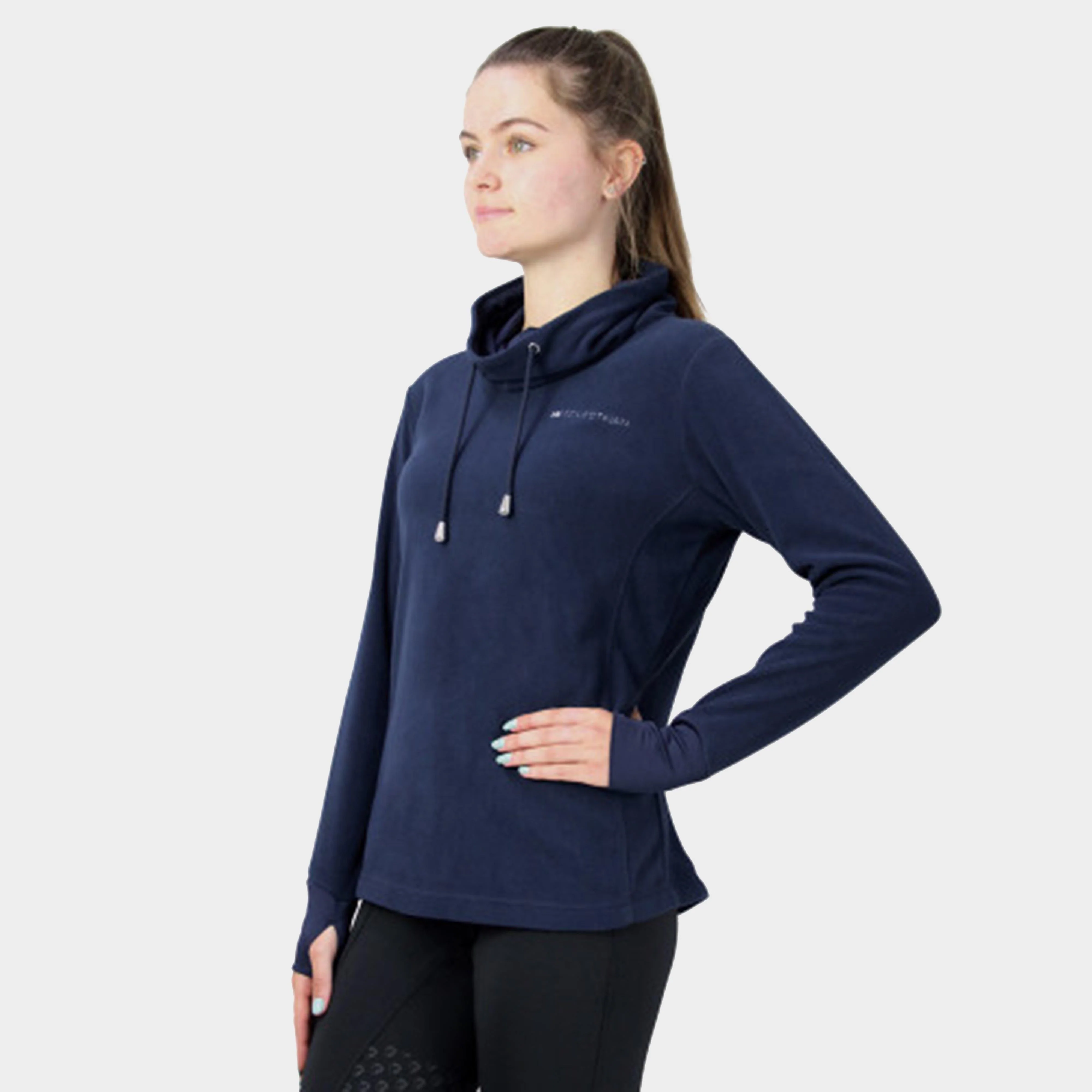 Womens Synergy Cowl Neck Top Navy - Image 3