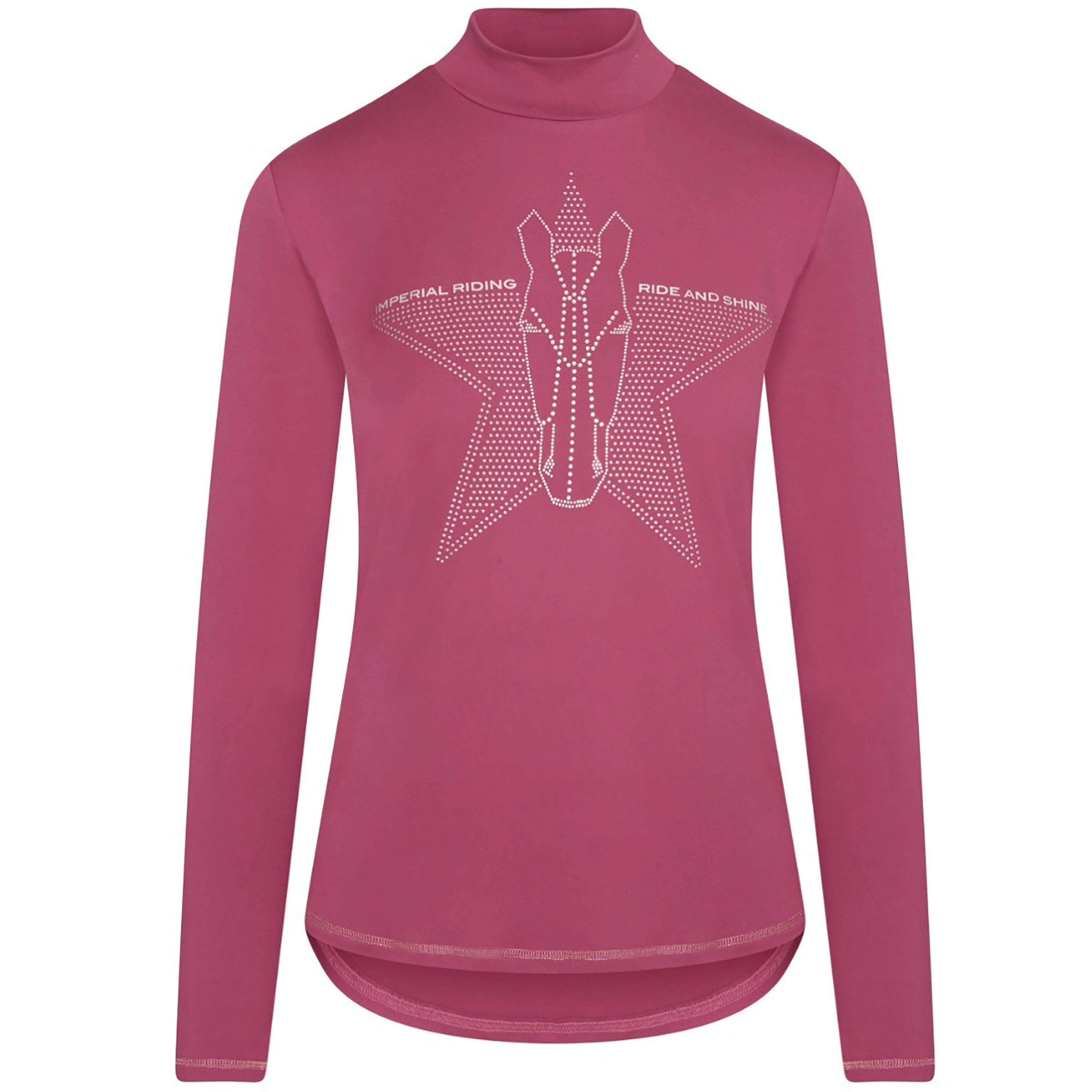 Womens Belle Star Technical Top Flower Pink - Image 3