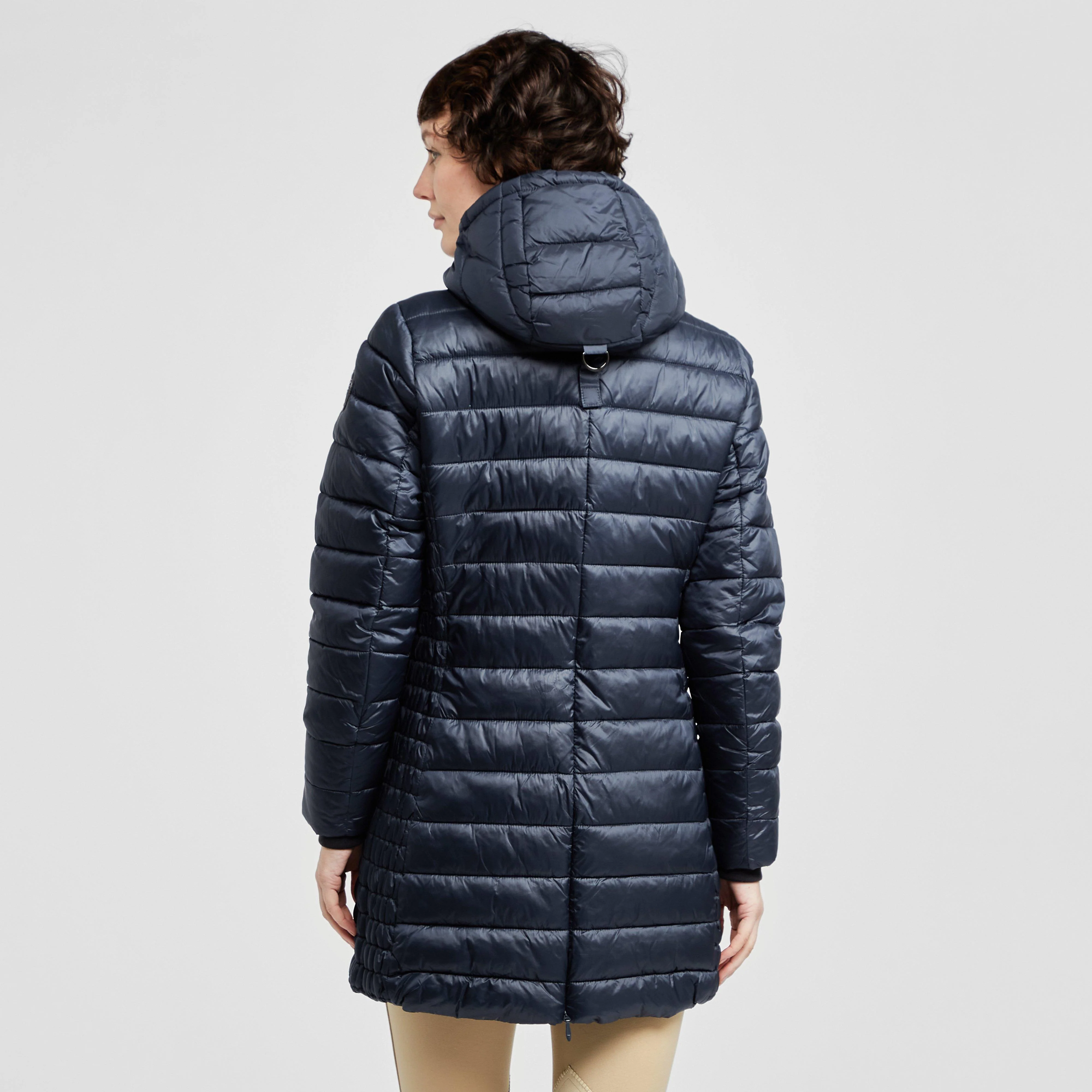 Womens City Stars Long Jacket Navy - Image 2
