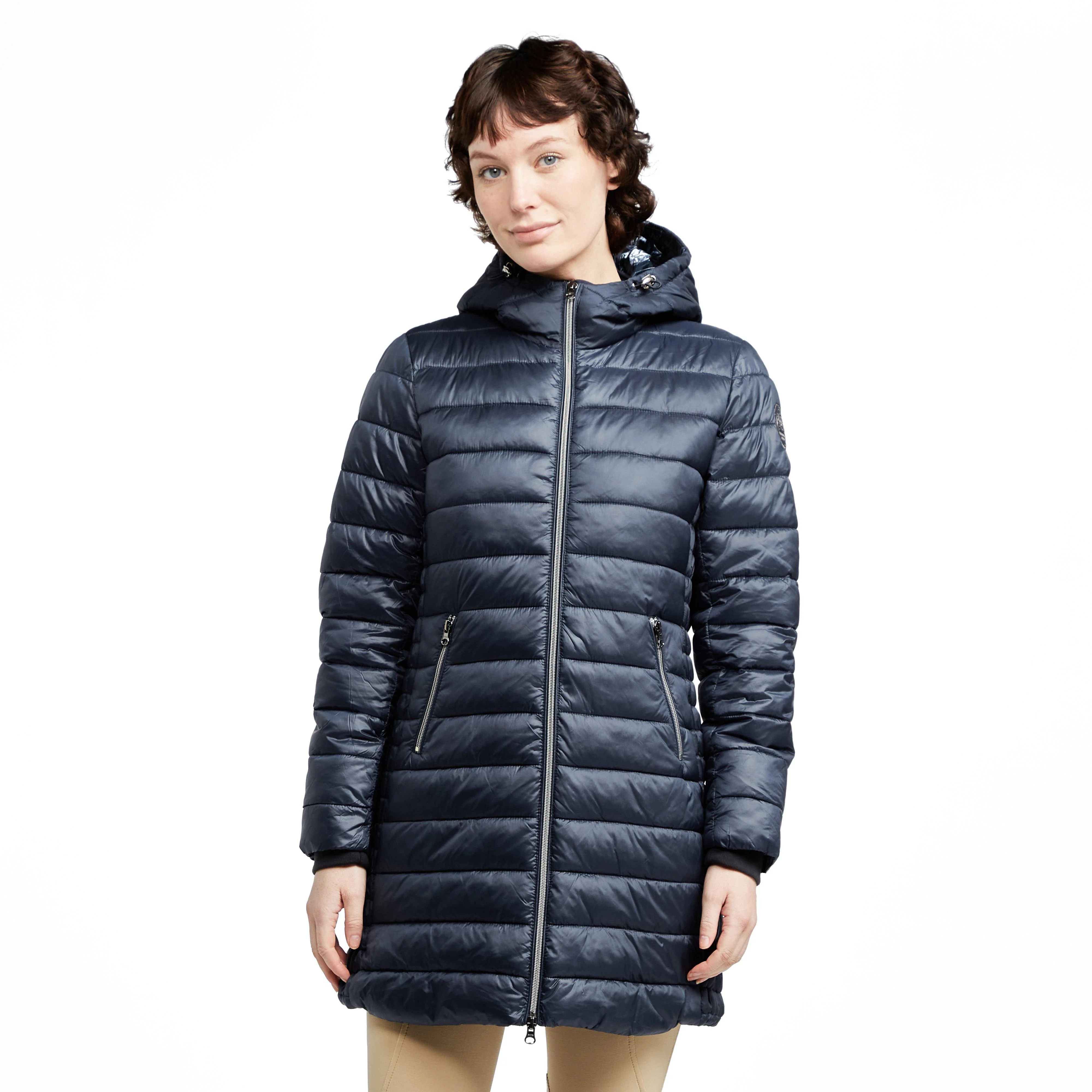 Womens City Stars Long Jacket Navy - Image 9