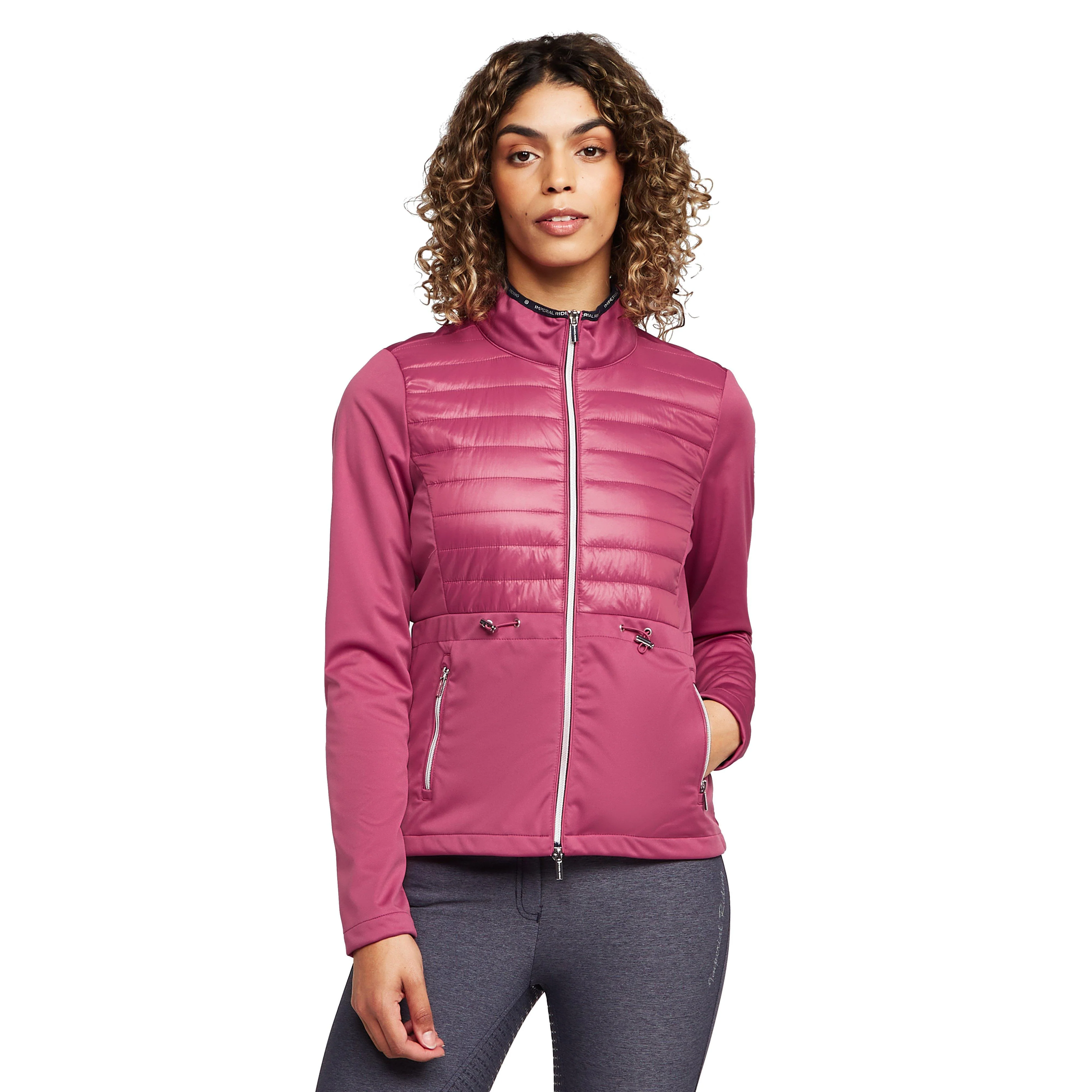 Womens Kiss and Tell Hybrid Jacket Violet Rose - Image 9
