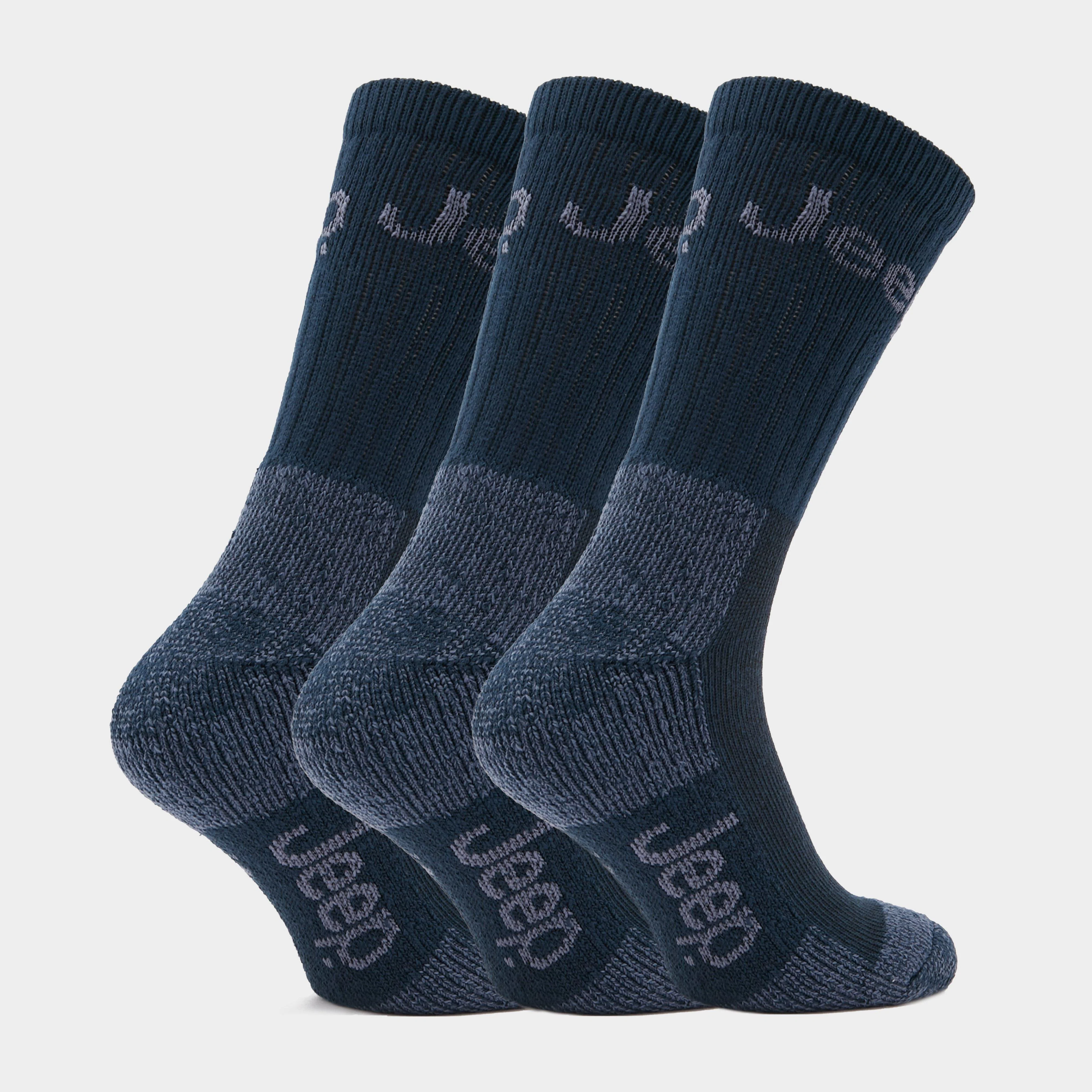 Mens Luxury Boot Socks Navy/Blue - Image 3