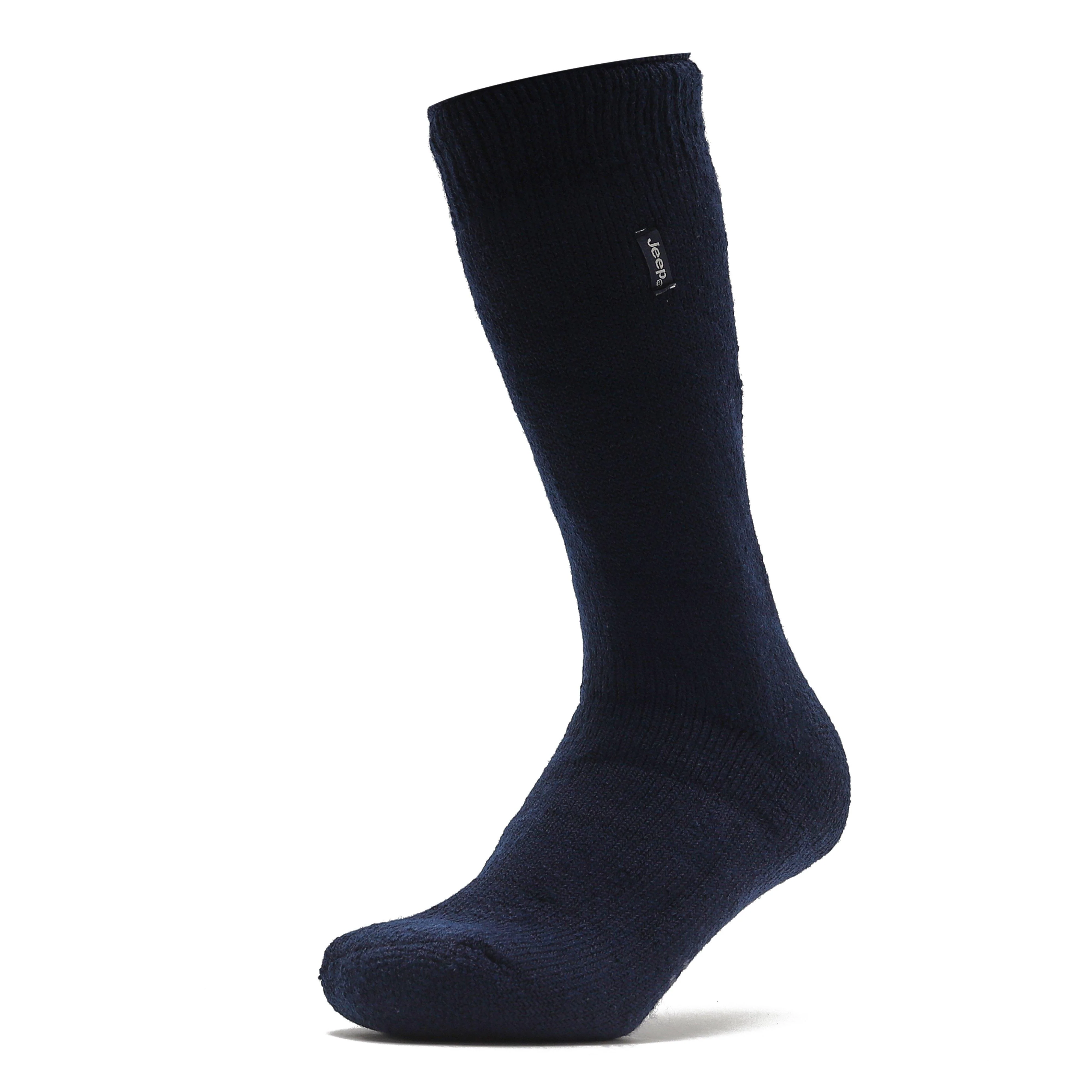 Mens Thermal Brushed Socks Navy - Image 4