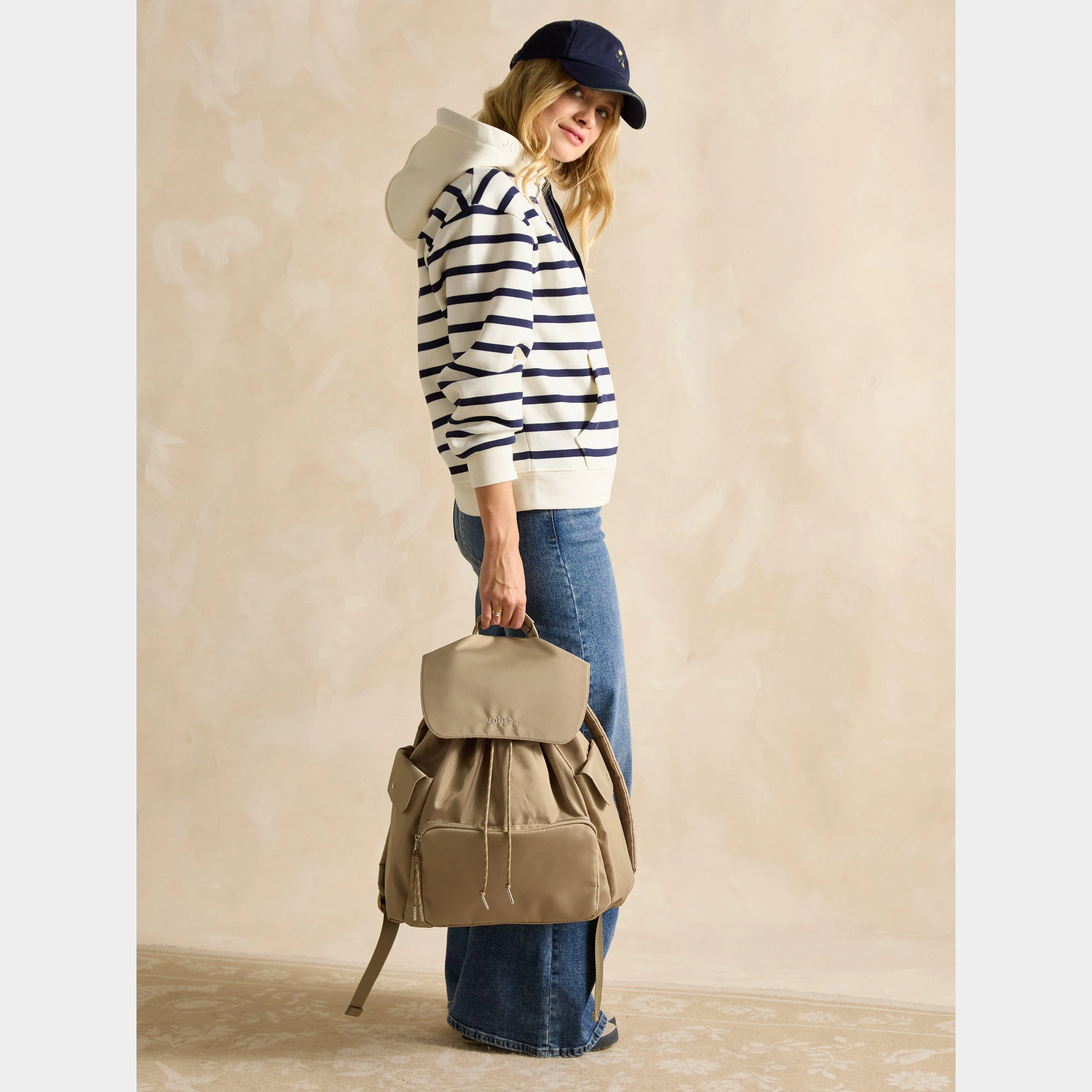 Cambeck Nylon Rucksack Neutral - Image 8