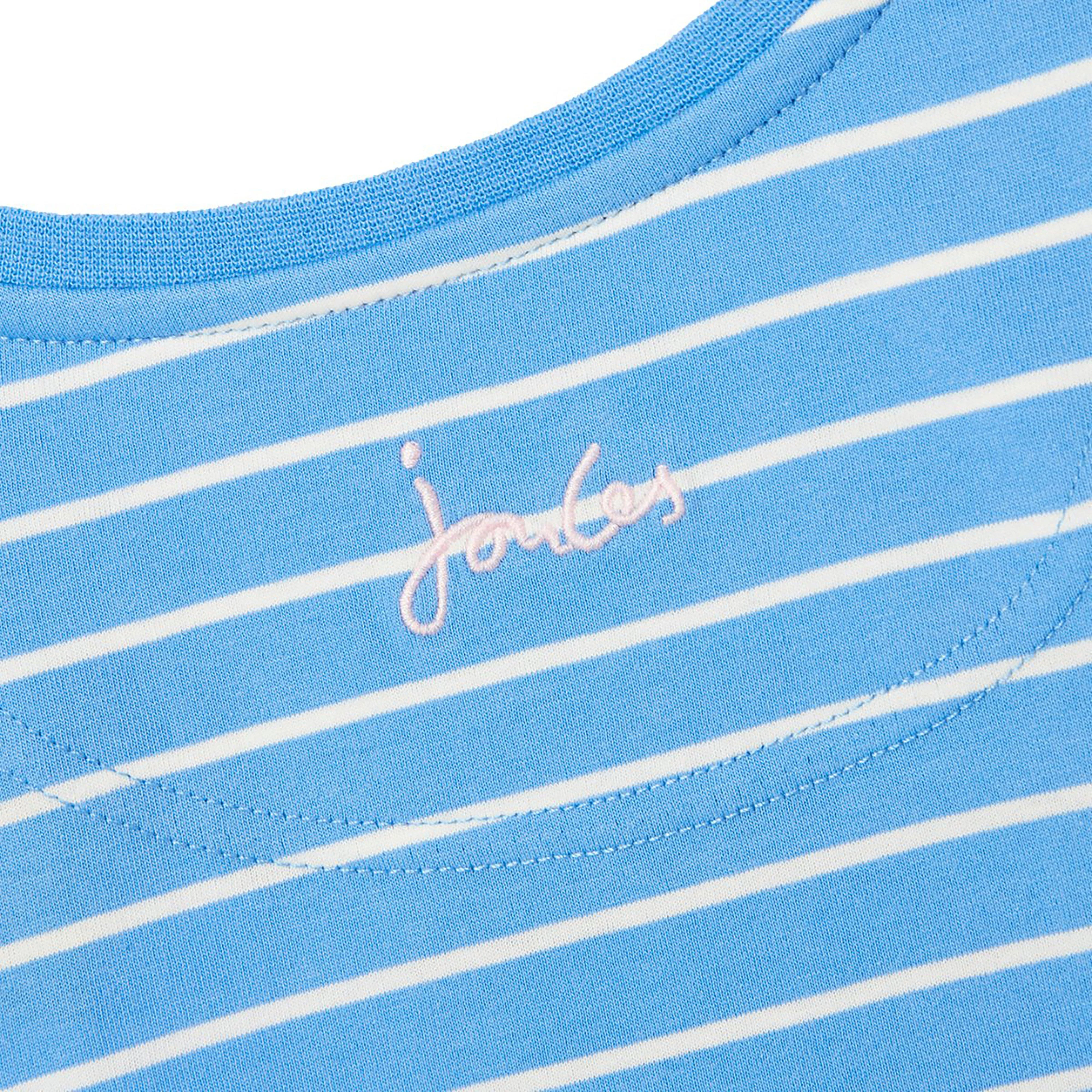 Childs Ava Top Blue Stripe Horse - Image 4