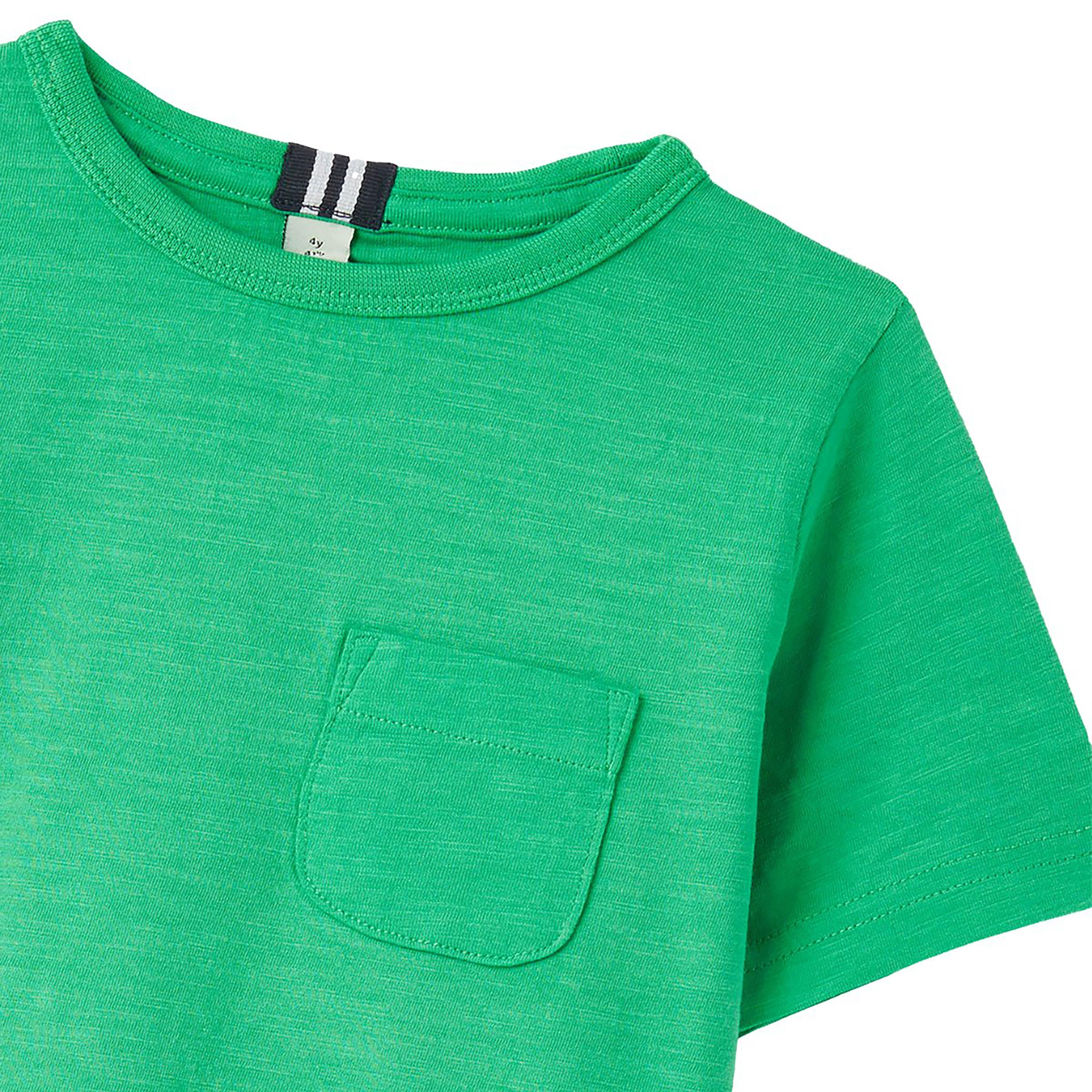 Childs Laundered T-Shirt Granny Smith - Image 3