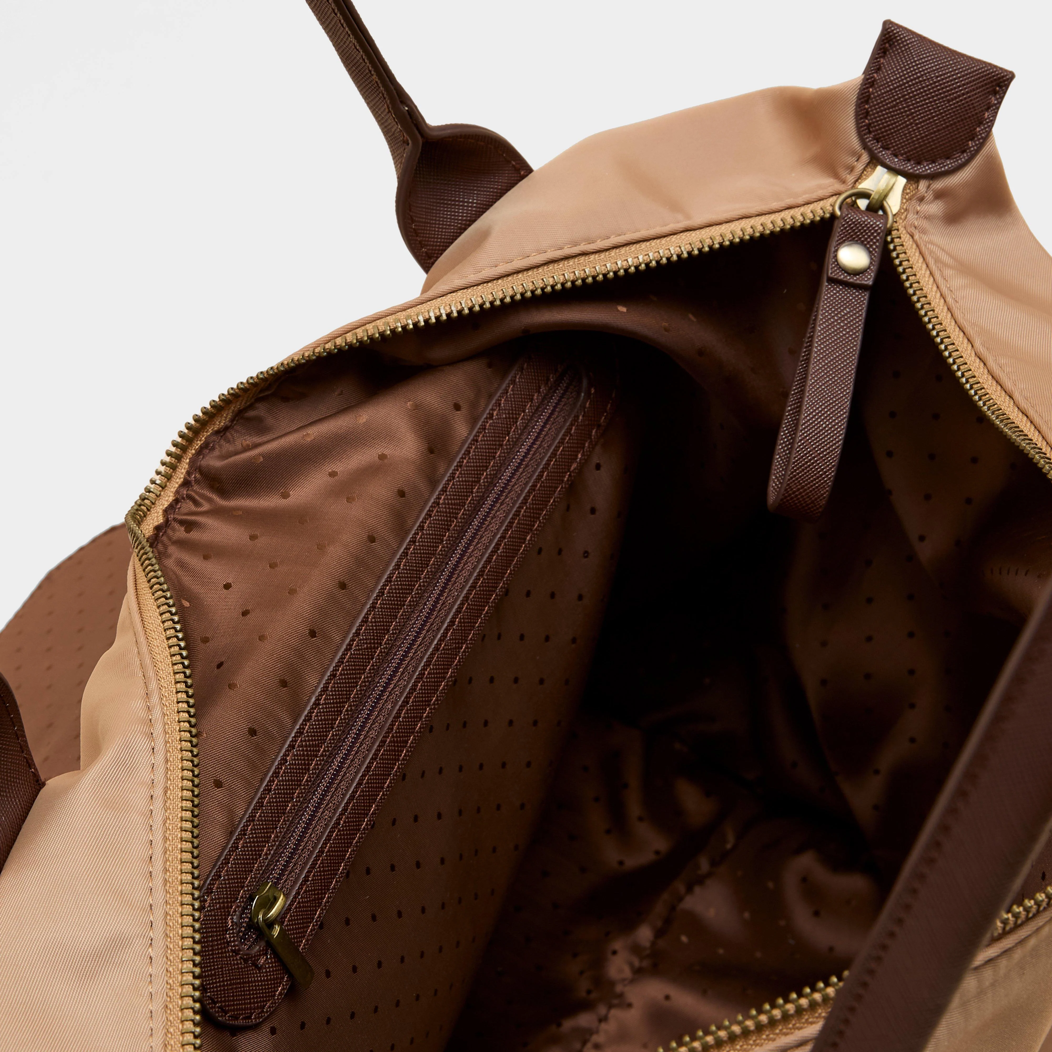 Edie Nylon Tote Neutral - Image 4