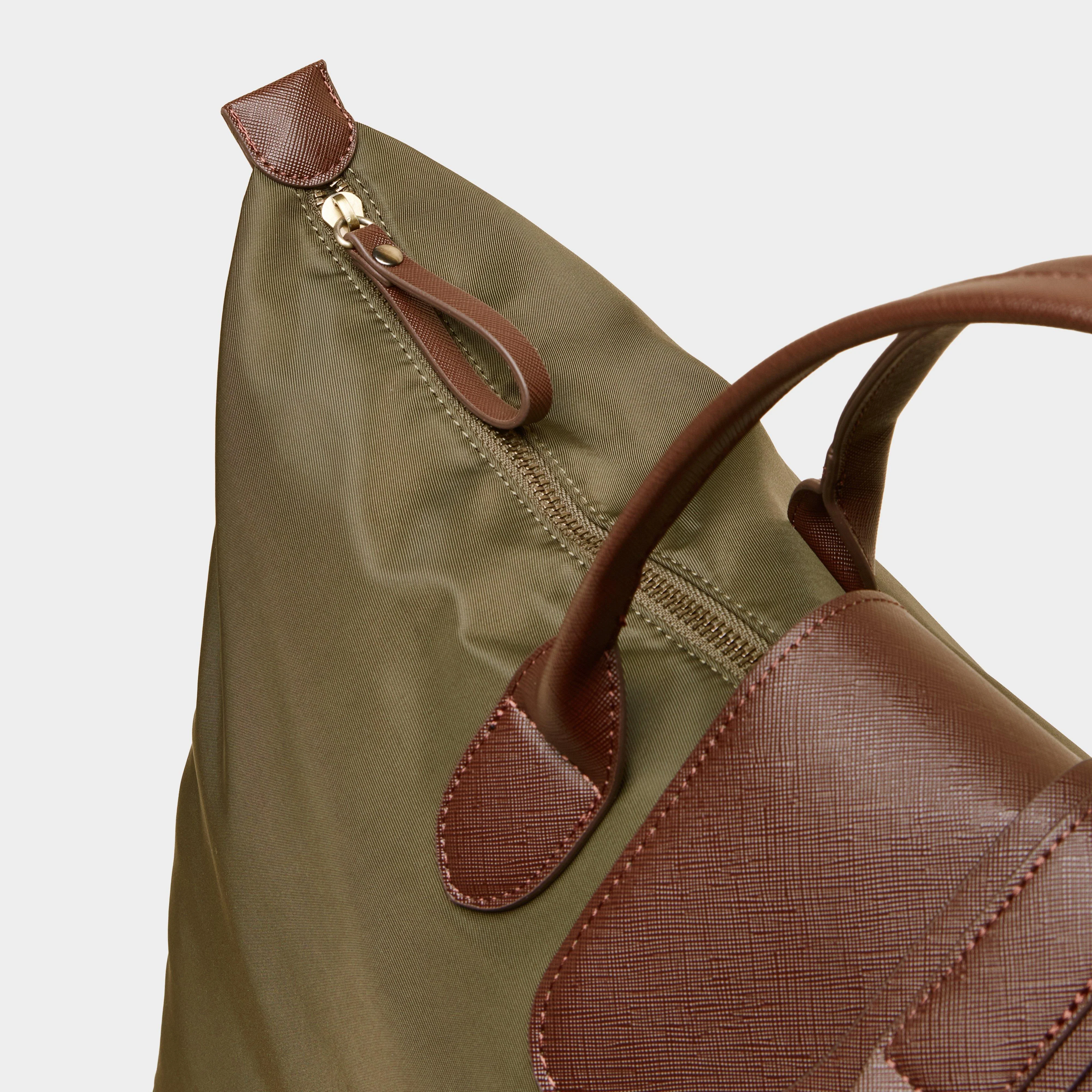 Edie Weekend Bag Khaki - Image 6