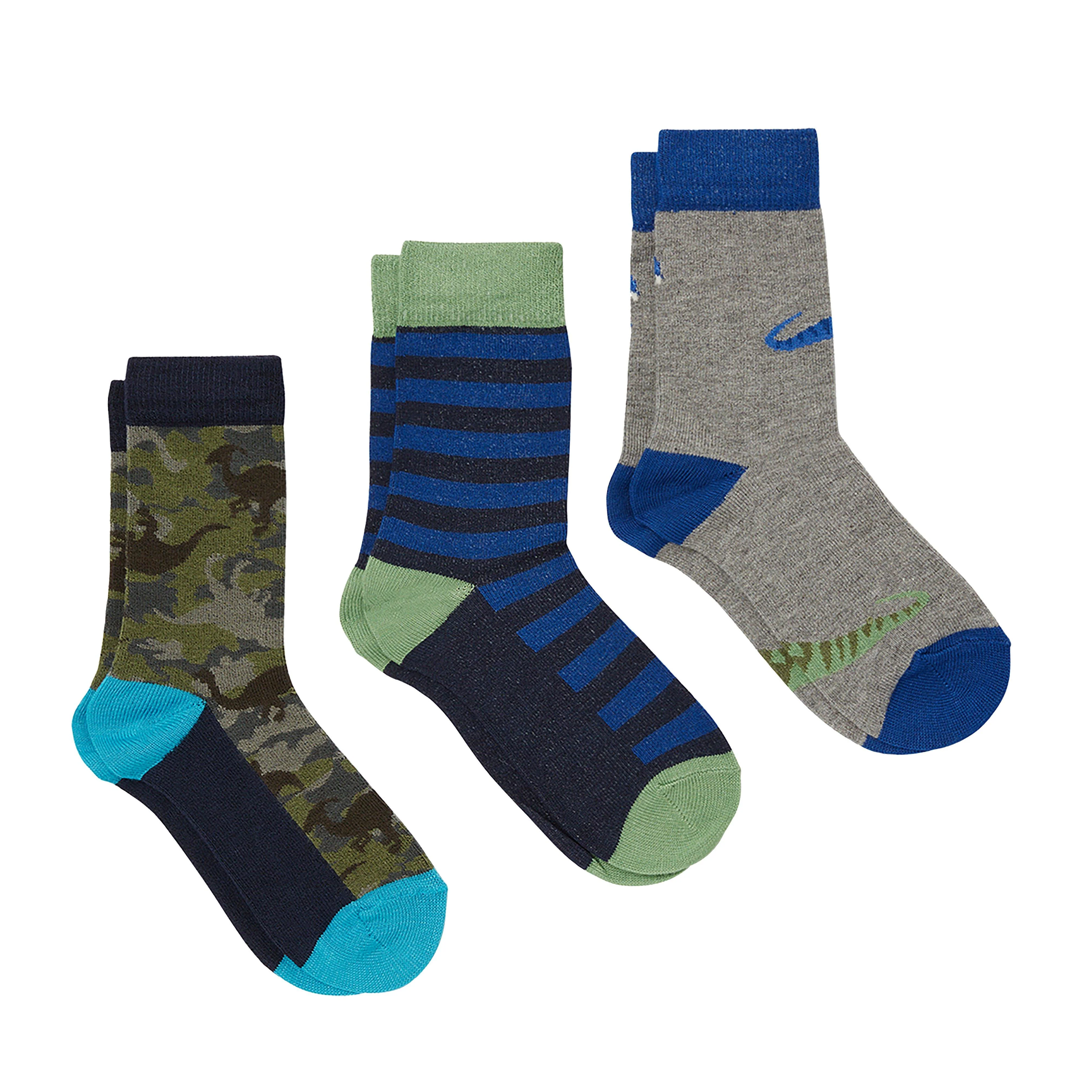 Kids Brill Bamboo Socks Dino Carno - Image 4