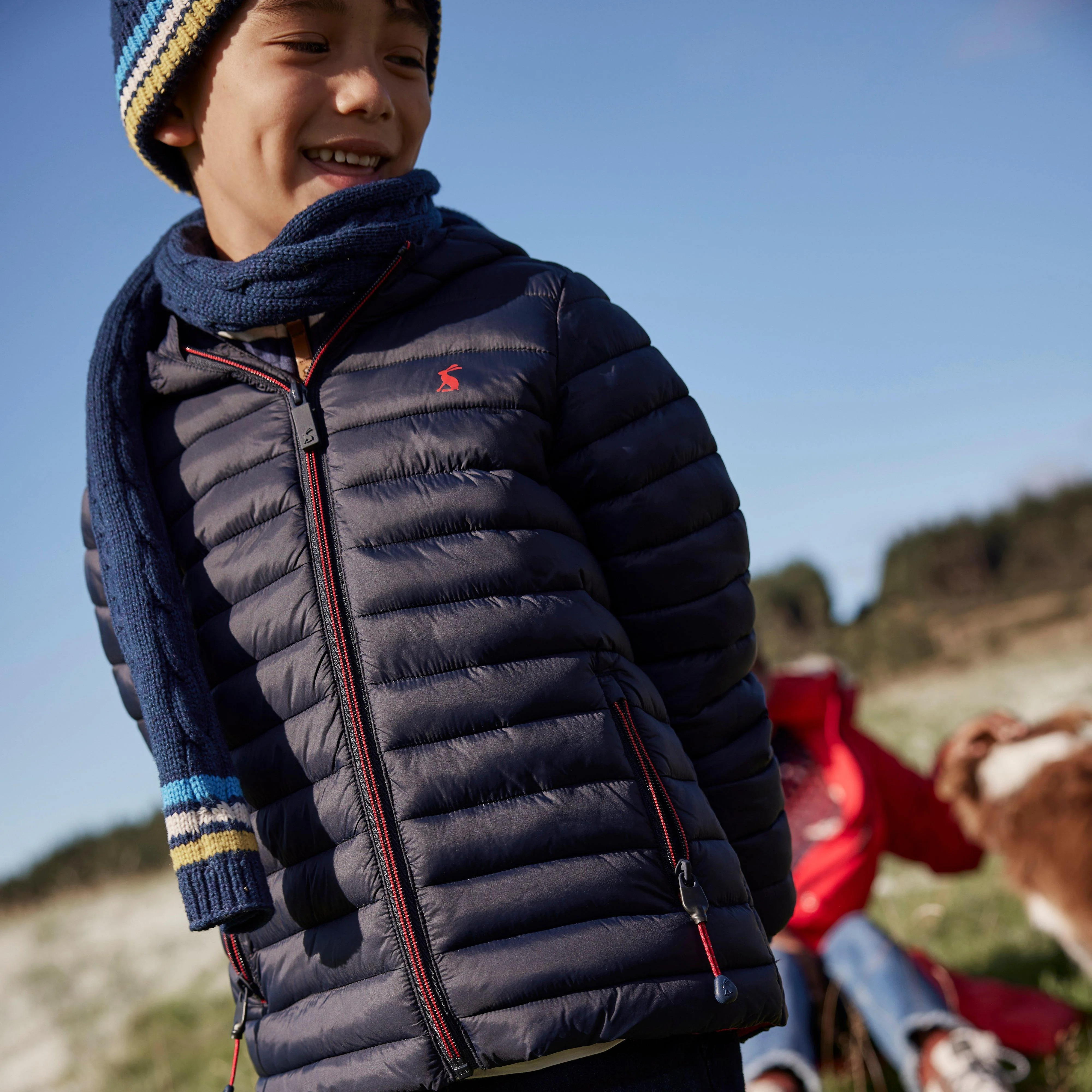 Kids Cairn Jacket Marine Navy - Image 7