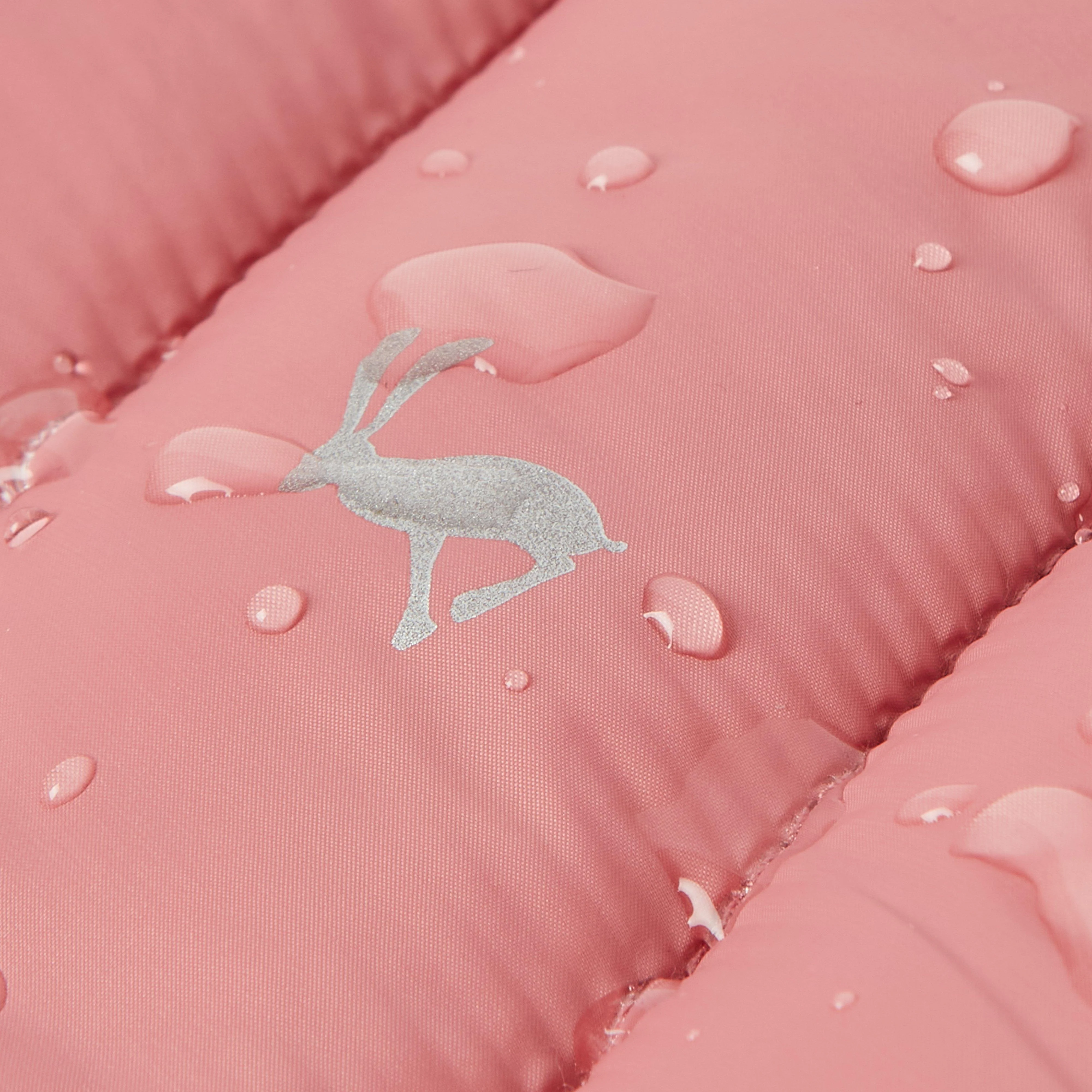 Kids Crofton Showerproof Quilted Gilet Pink - Image 6