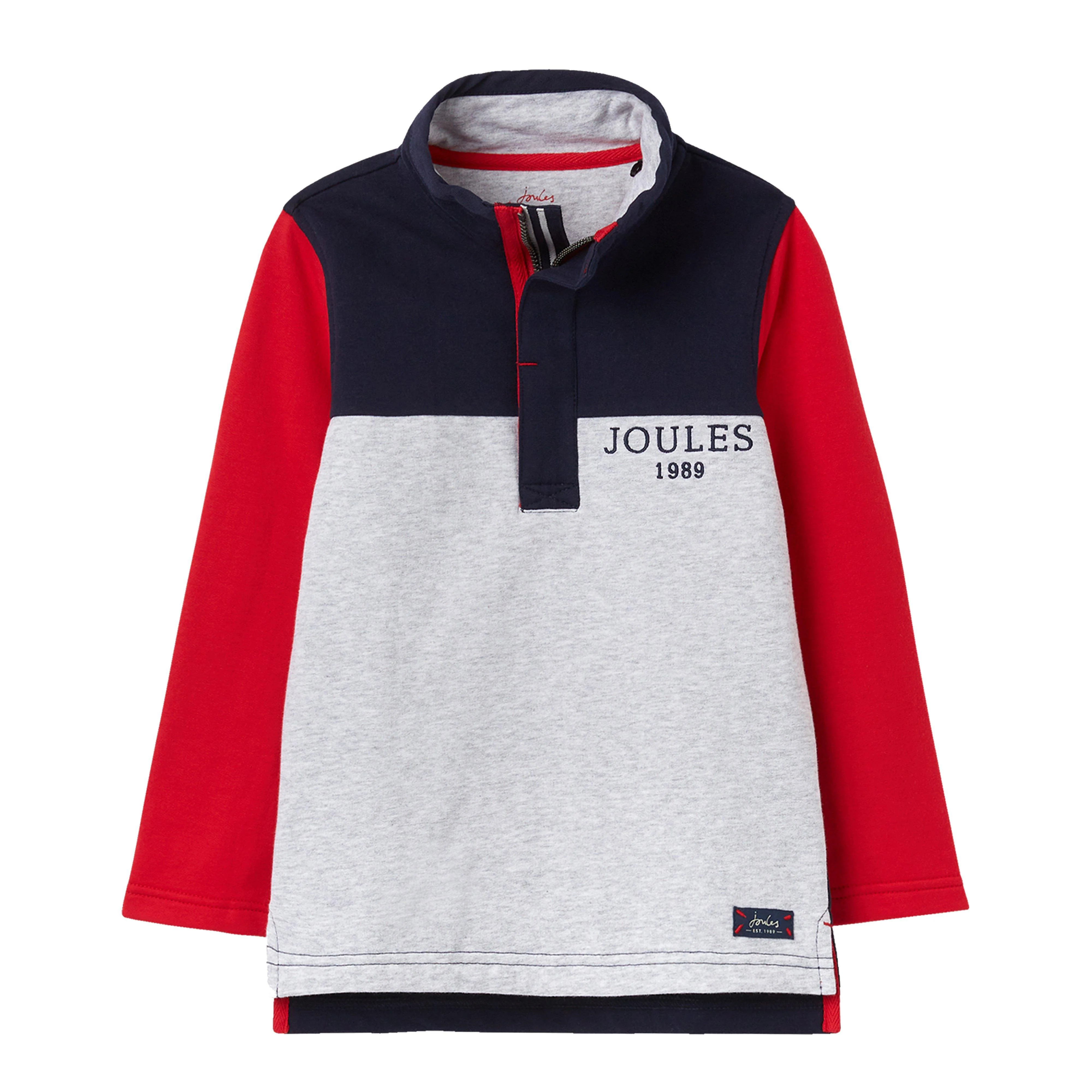 Kids Dale Sweatshirt Navy/Red/Grey - Image 5