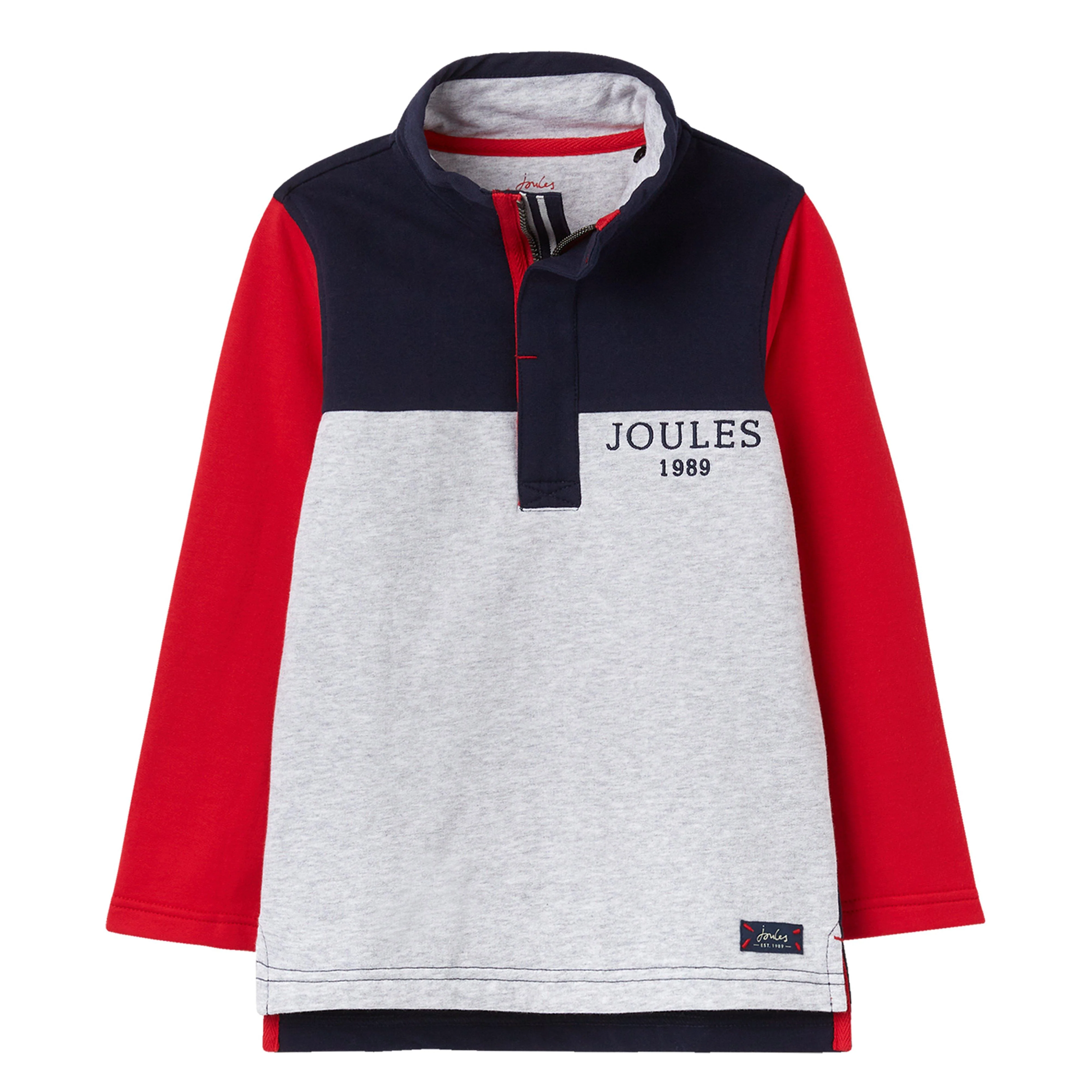 Kids Dale Sweatshirt Navy/Red/Grey - Image 5