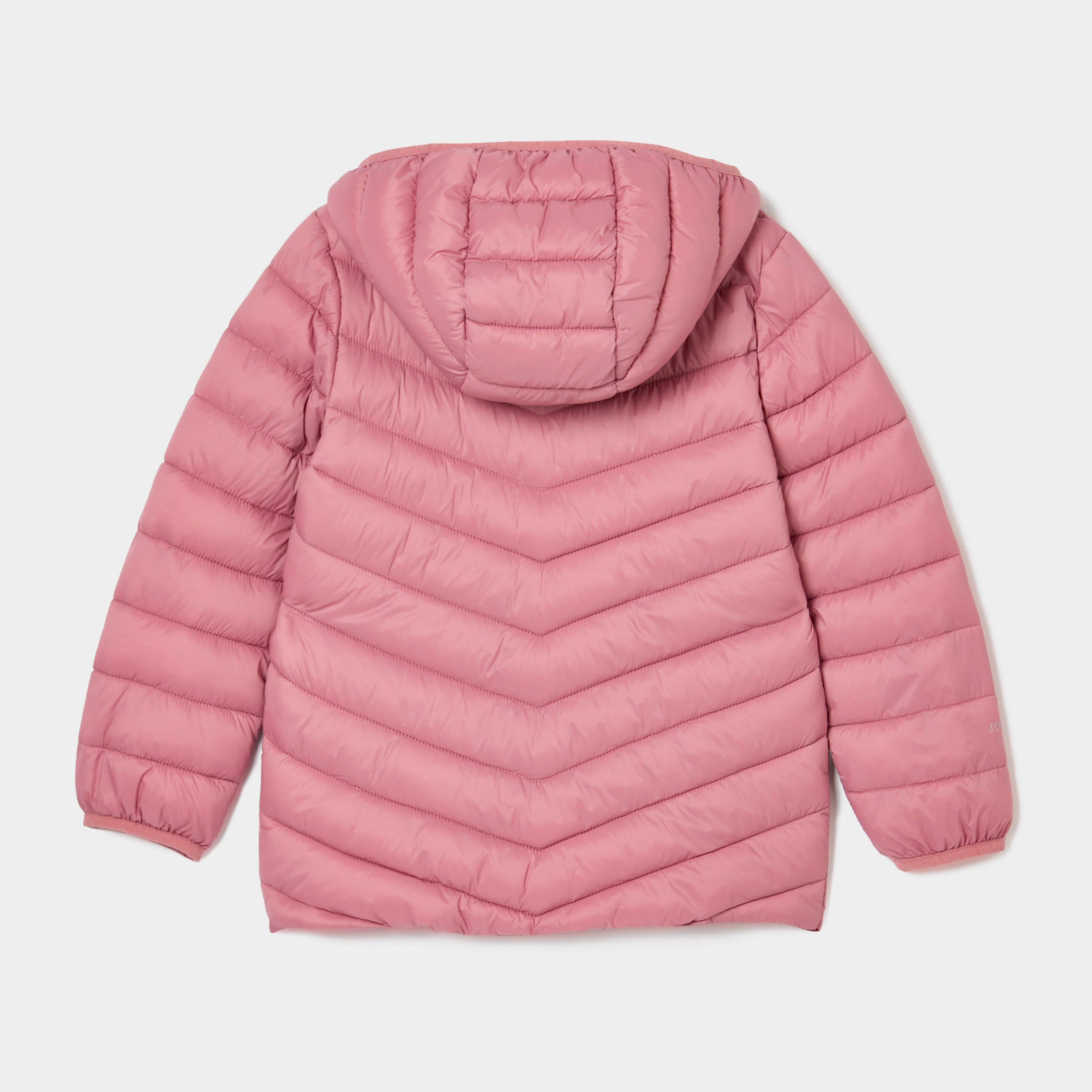 Kids Kinnaird Showerproof Padded Coat Pink - Image 2