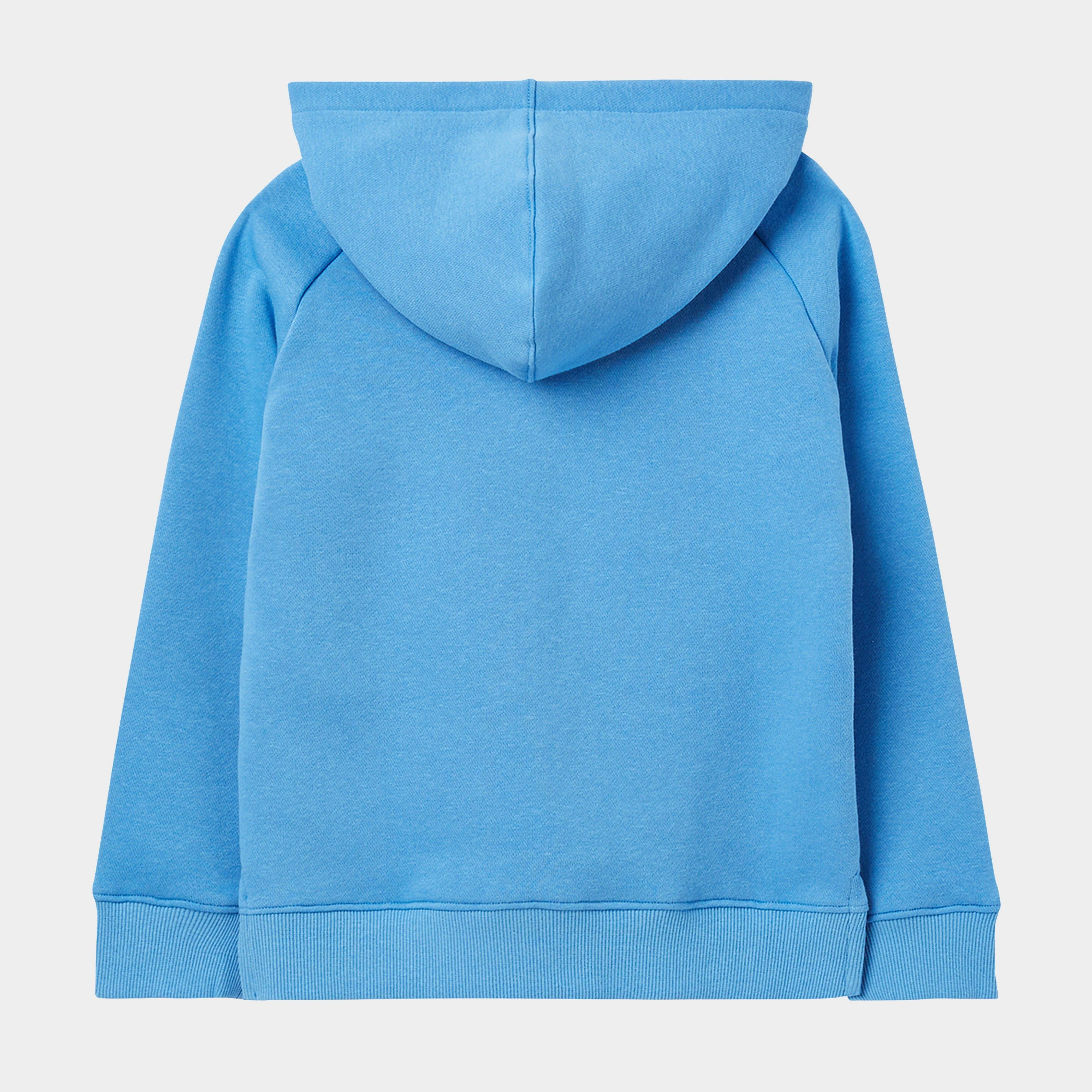Kids Lucas Raglan Sleeve Hooded Sweatshirt Blue Weather - Image 2