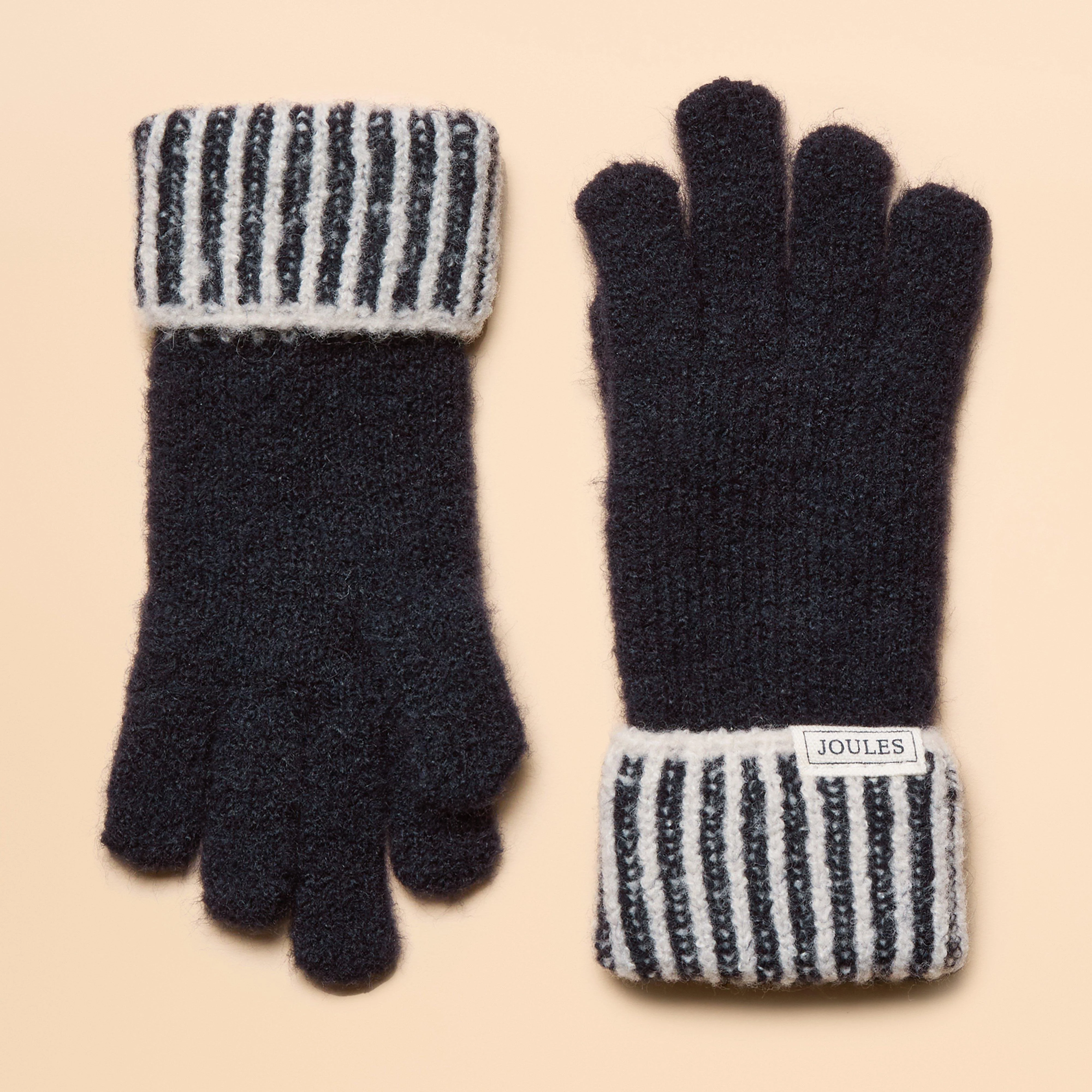 Kids' Wanderer Knitted Gloves Navy - Image 4