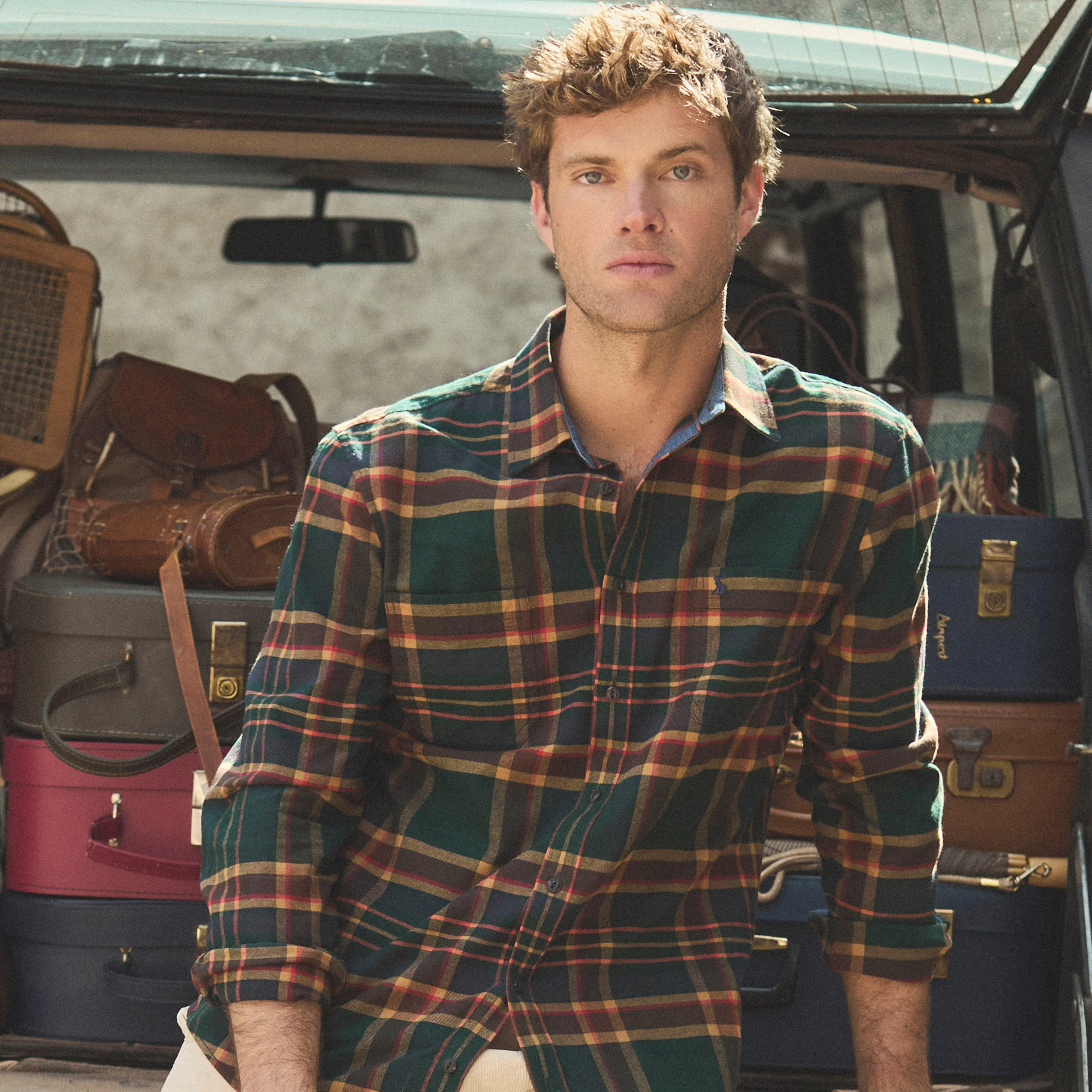 Men's Brushed Flannel Shirt - Image 9